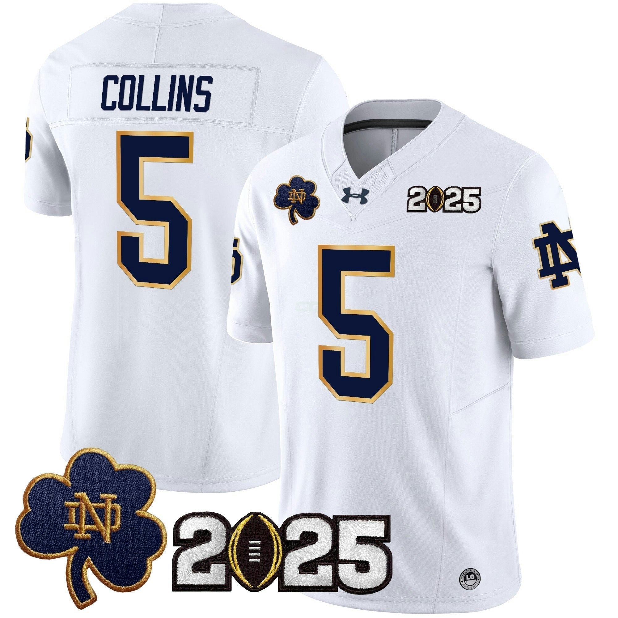 Camisa NCAA 2025 College Football Playoff Final Patch Vapor Limited Jersey