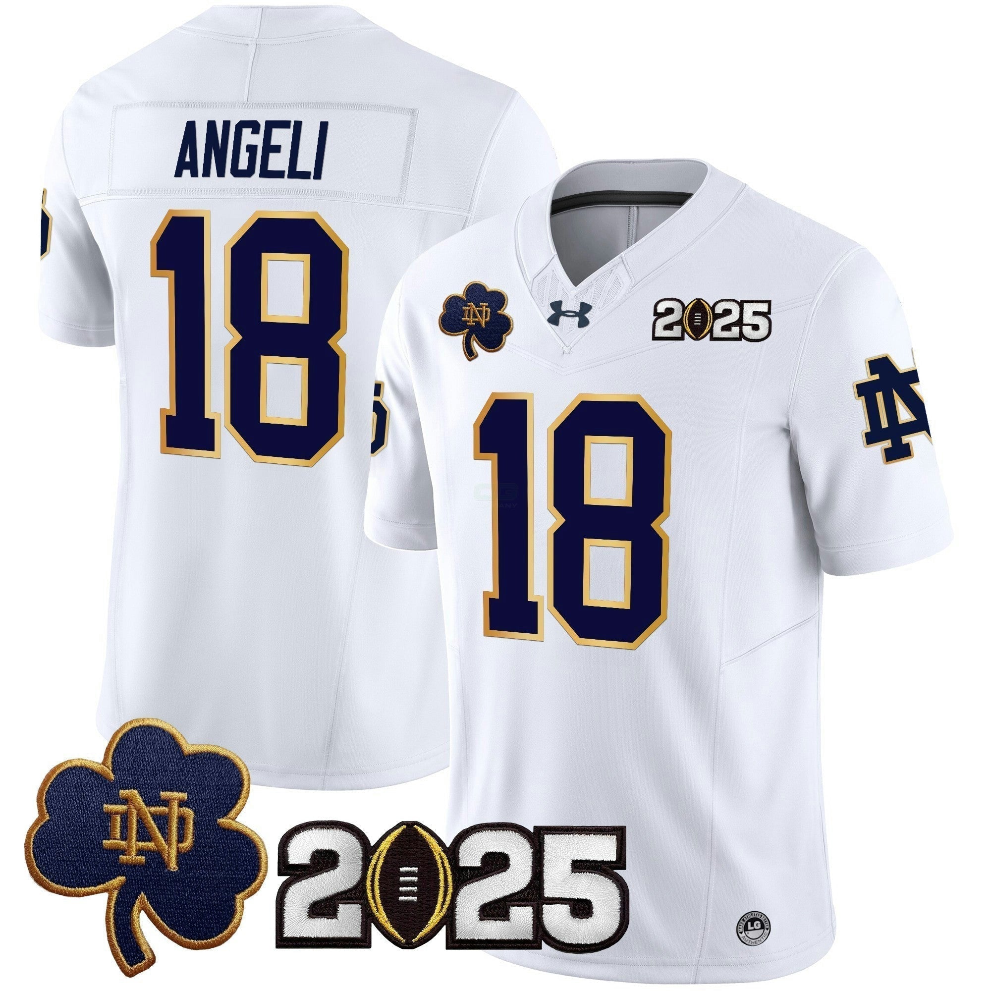 Camisa NCAA 2025 College Football Playoff Final Patch Vapor Limited Jersey