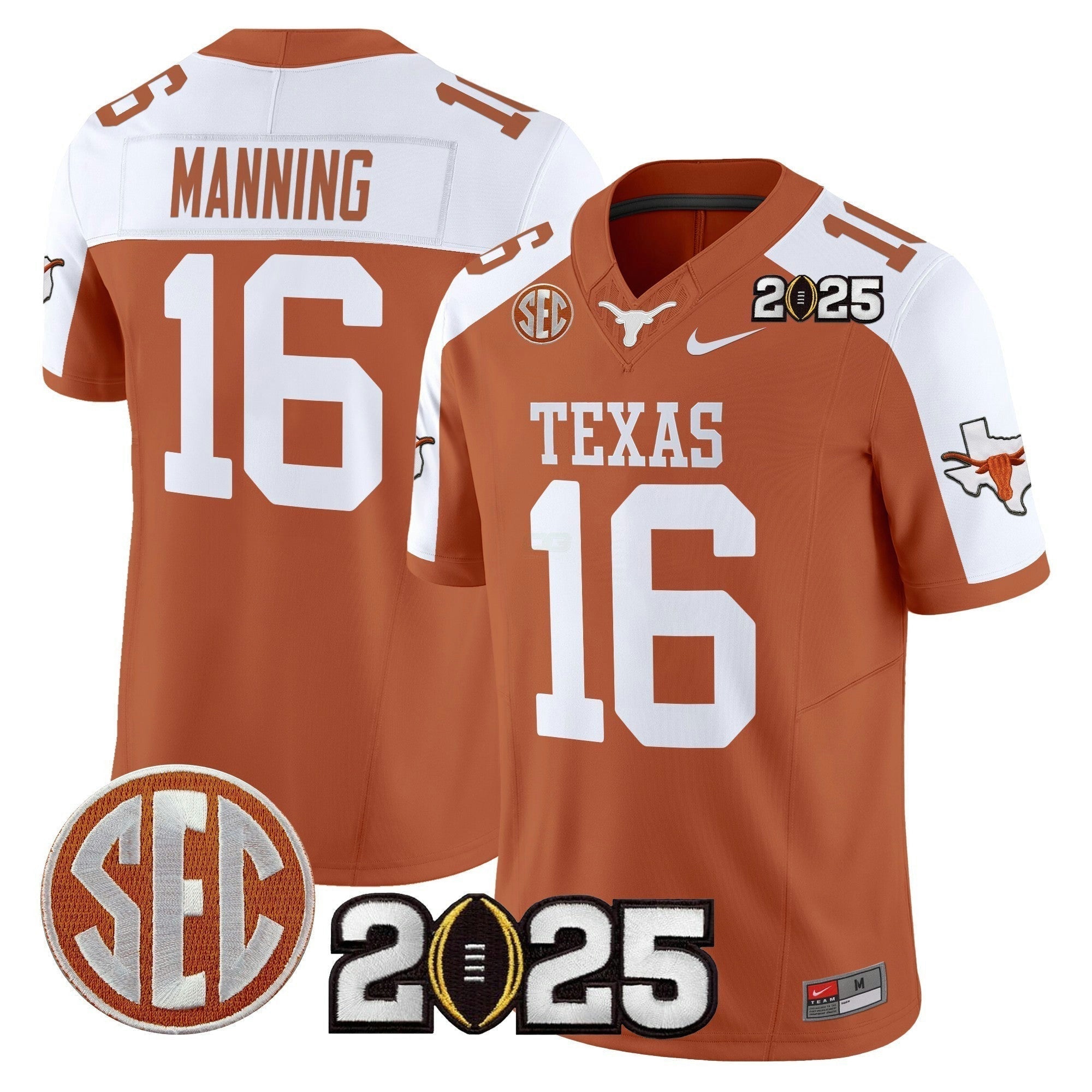 Camisa NCAA 2025 College Football Playoff Final Patch Vapor Limited Jersey