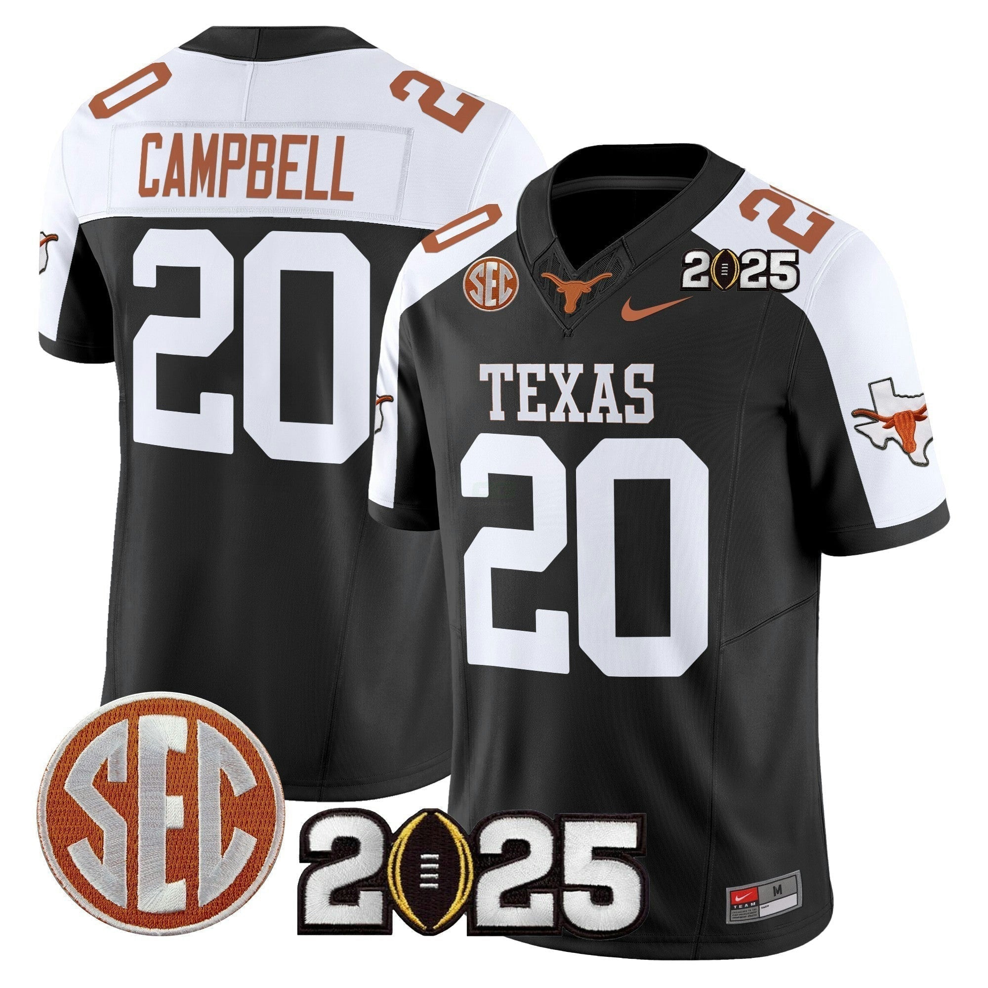 Camisa NCAA 2025 College Football Playoff Final Patch Vapor Limited Jersey