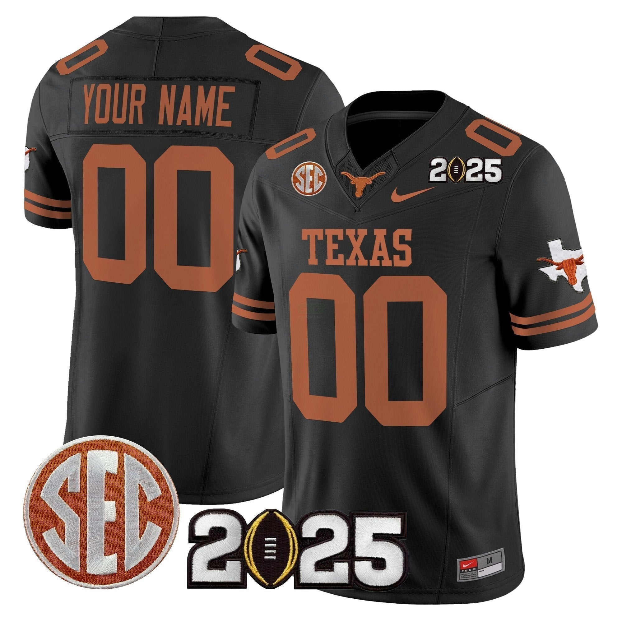 Camisa NCAA 2025 College Football Playoff Final Patch Vapor Limited Jersey