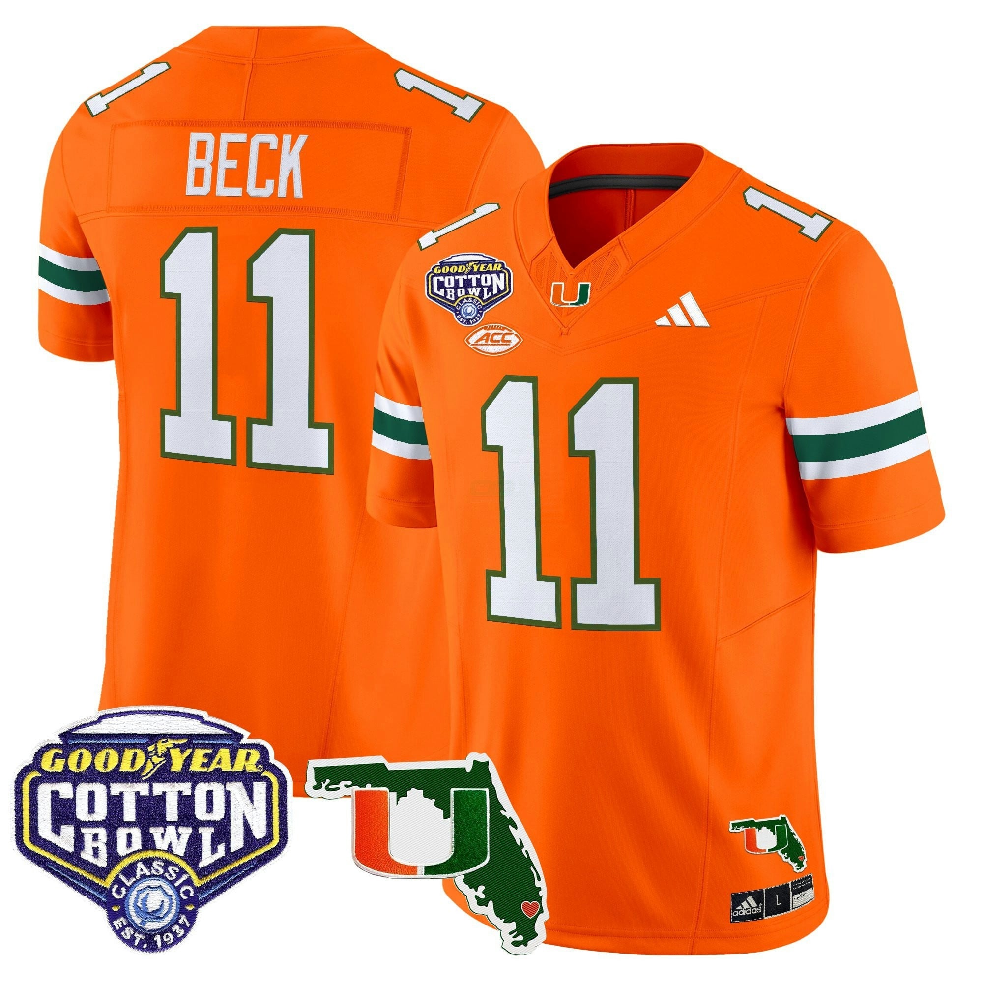 Camisa NCAA 2025 Cotton Bowl & Florida Patch Vapor Limited Jersey