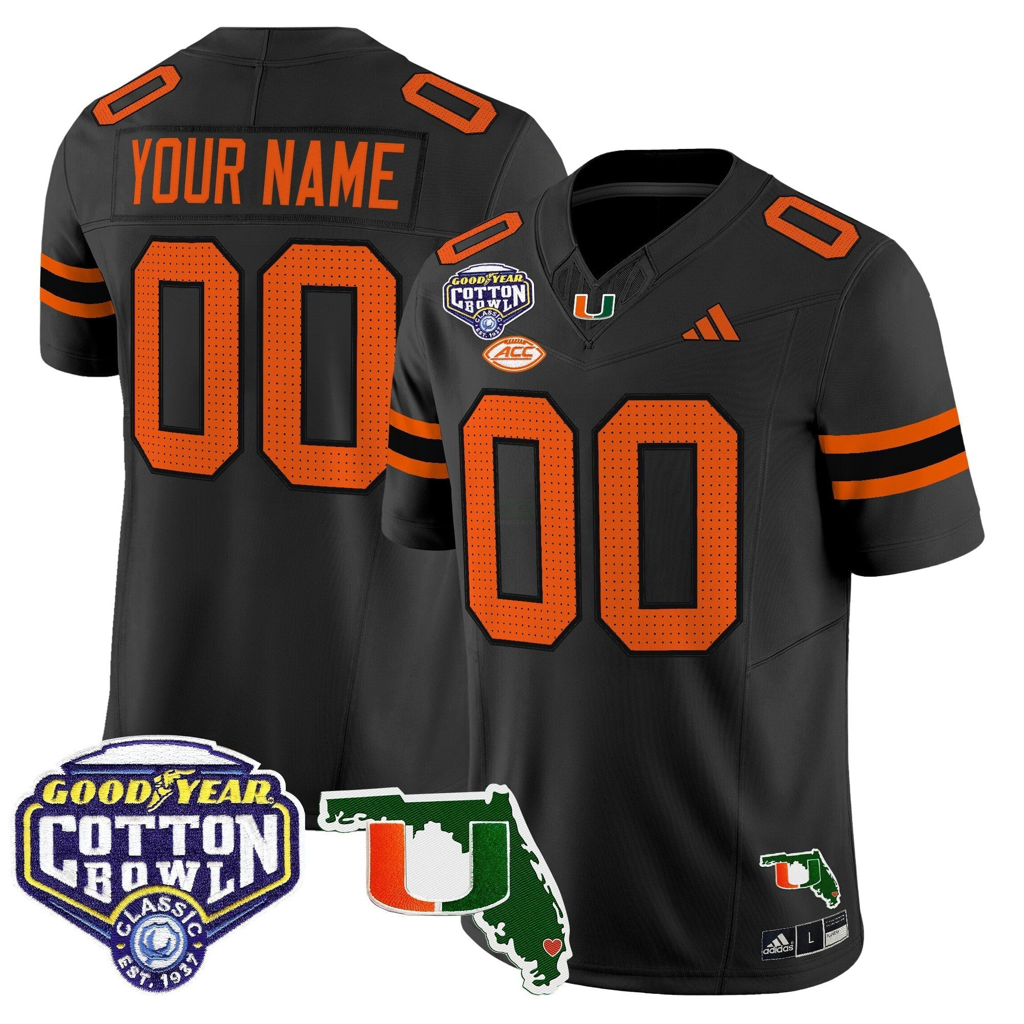 Camisa NCAA 2025 Cotton Bowl & Florida Patch Vapor Limited Jersey