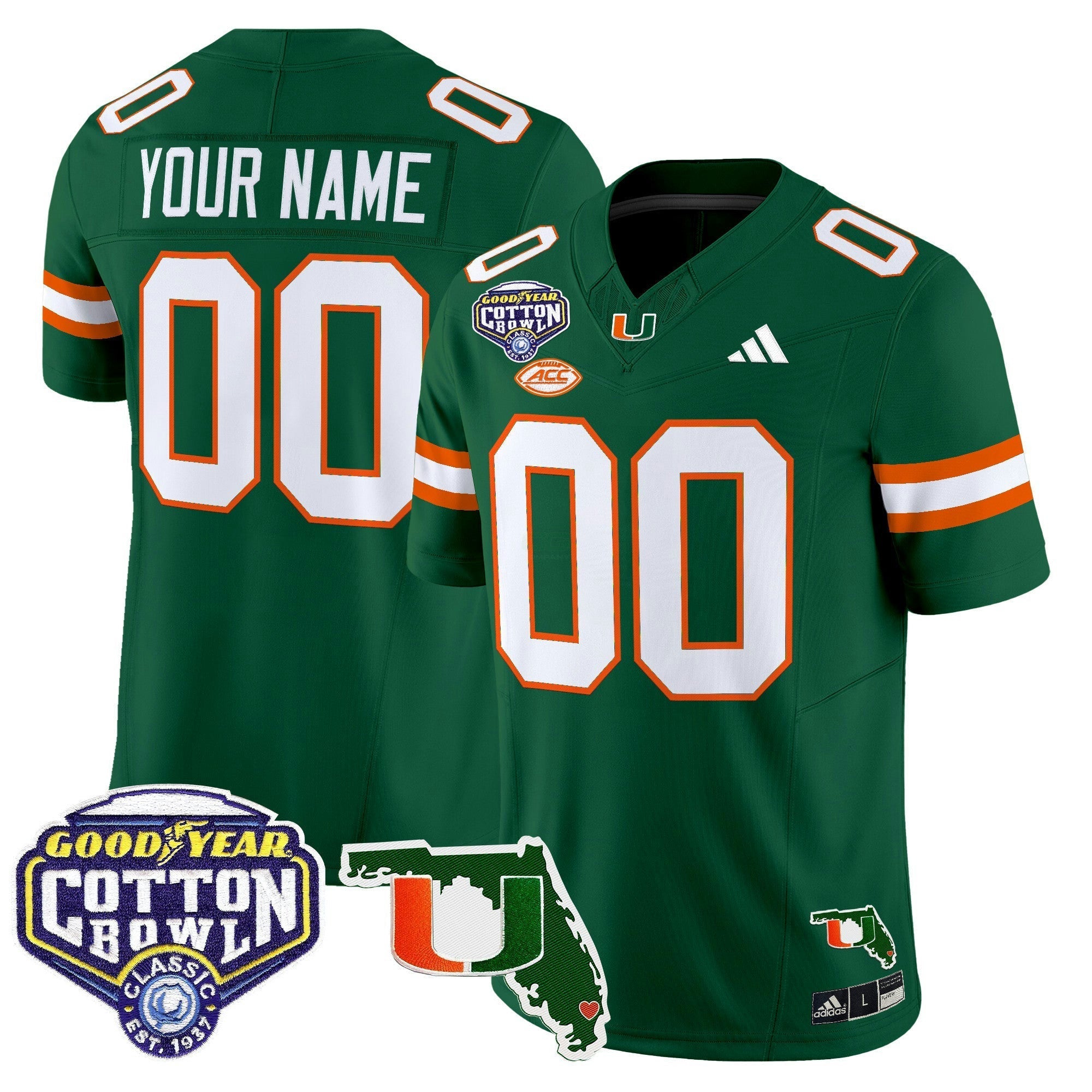 Camisa NCAA 2025 Cotton Bowl & Florida Patch Vapor Limited Jersey