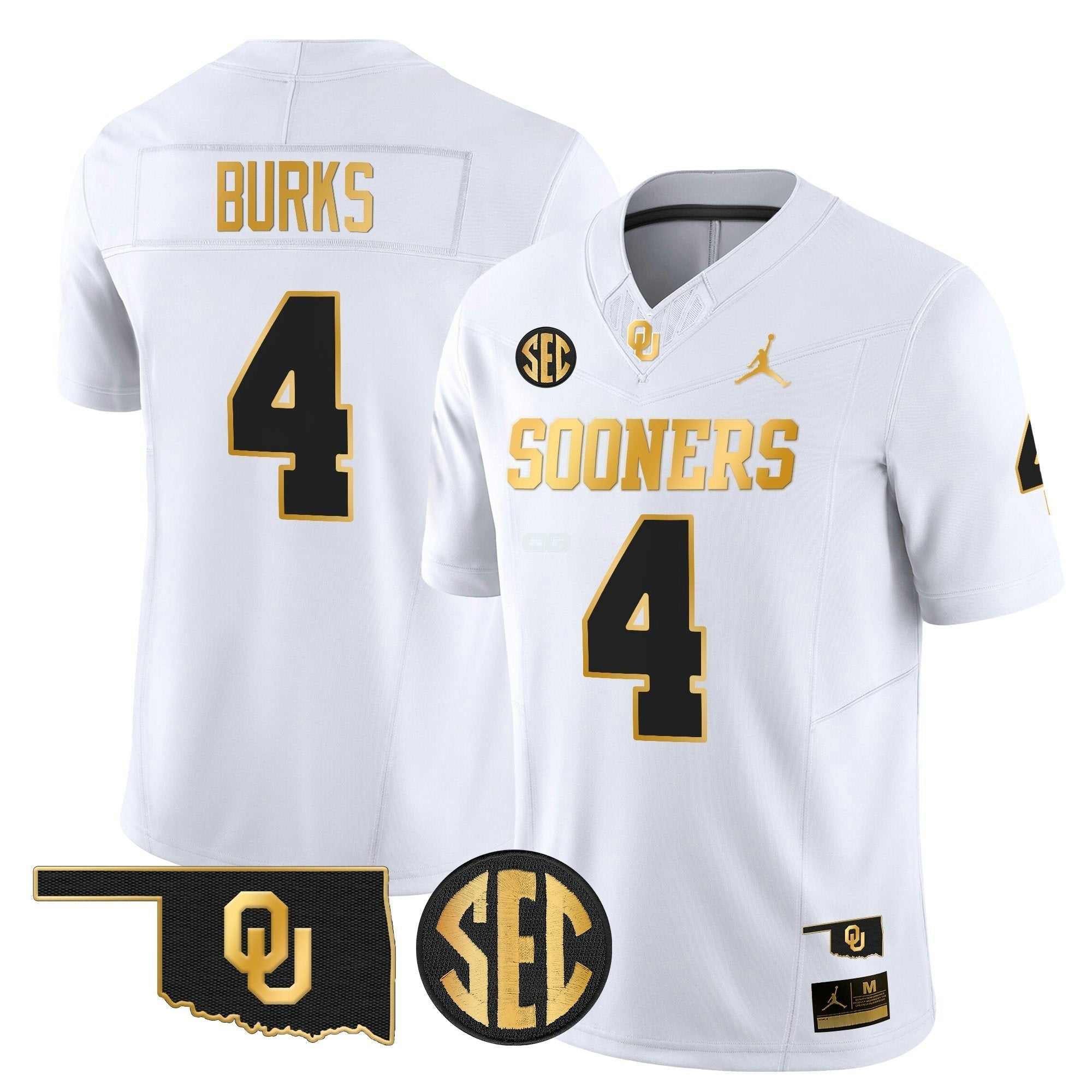 Camisa NCAA 2025 Dourada Vapor Limited Jersey