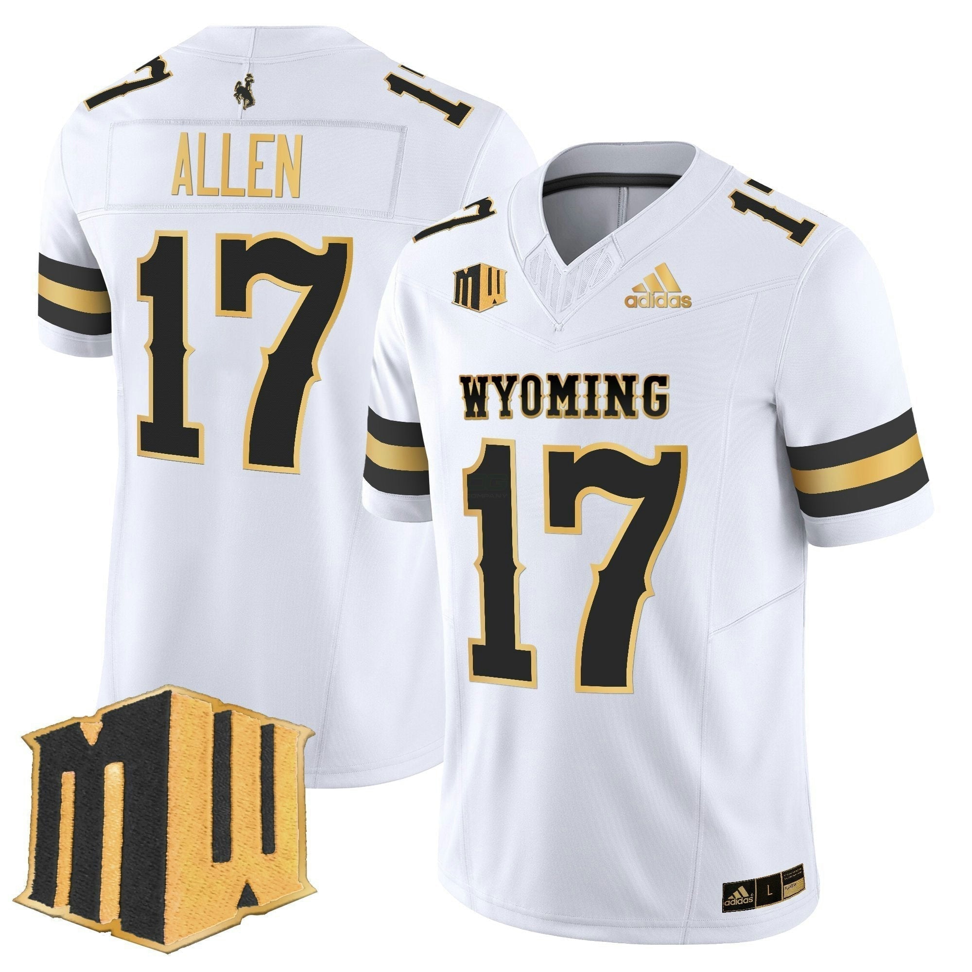 Camisa NCAA 2025 Dourada Vapor Limited Jersey