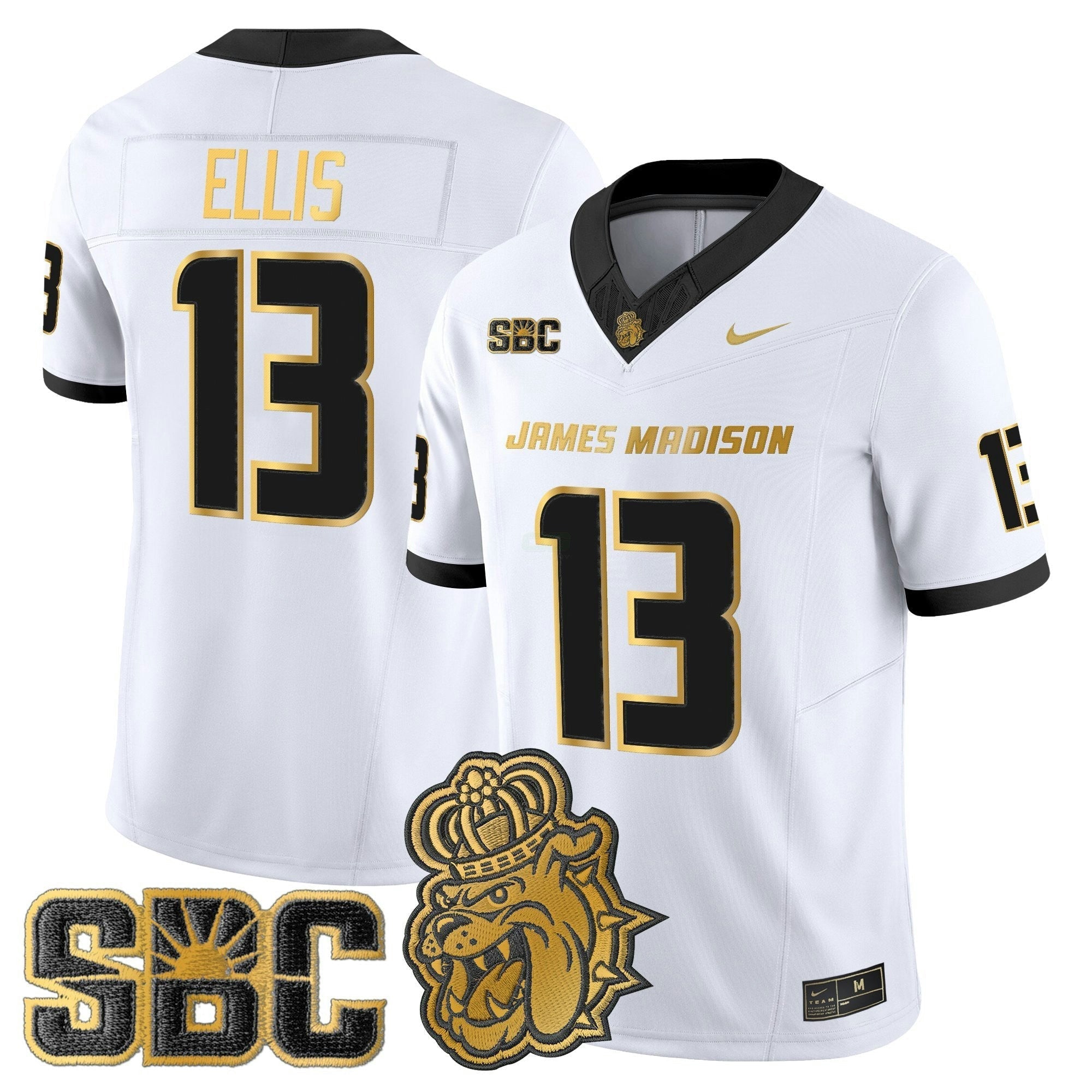 Camisa NCAA 2025 Dourada Vapor Limited Jersey