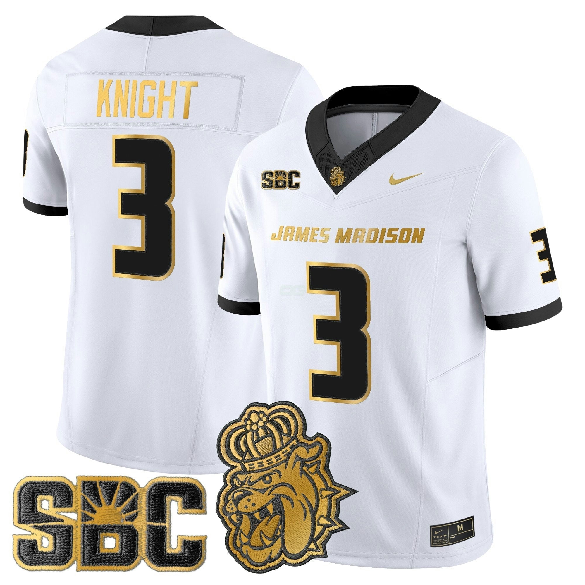Camisa NCAA 2025 Dourada Vapor Limited Jersey