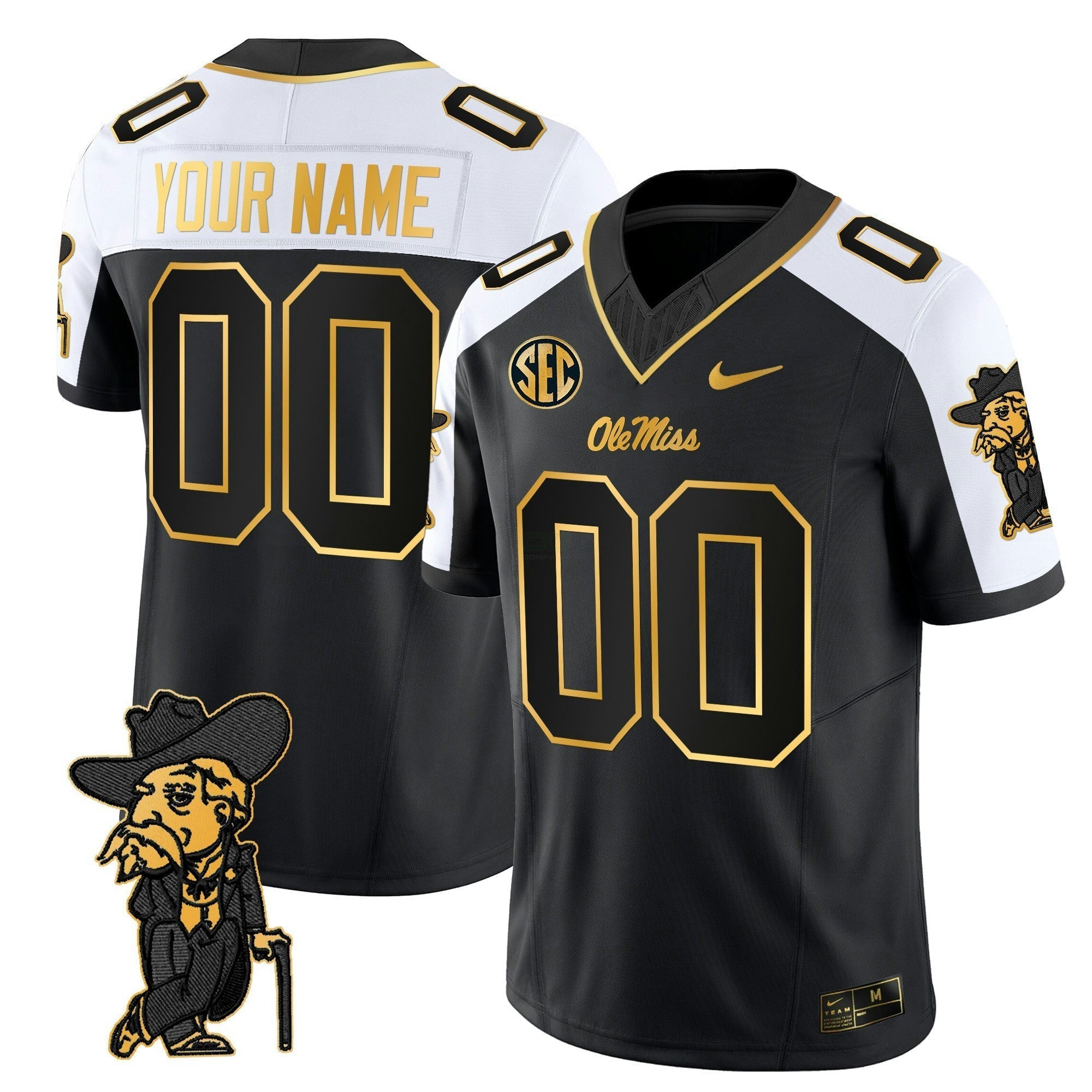 Camisa NCAA 2025 Dourada Vapor Limited Jersey