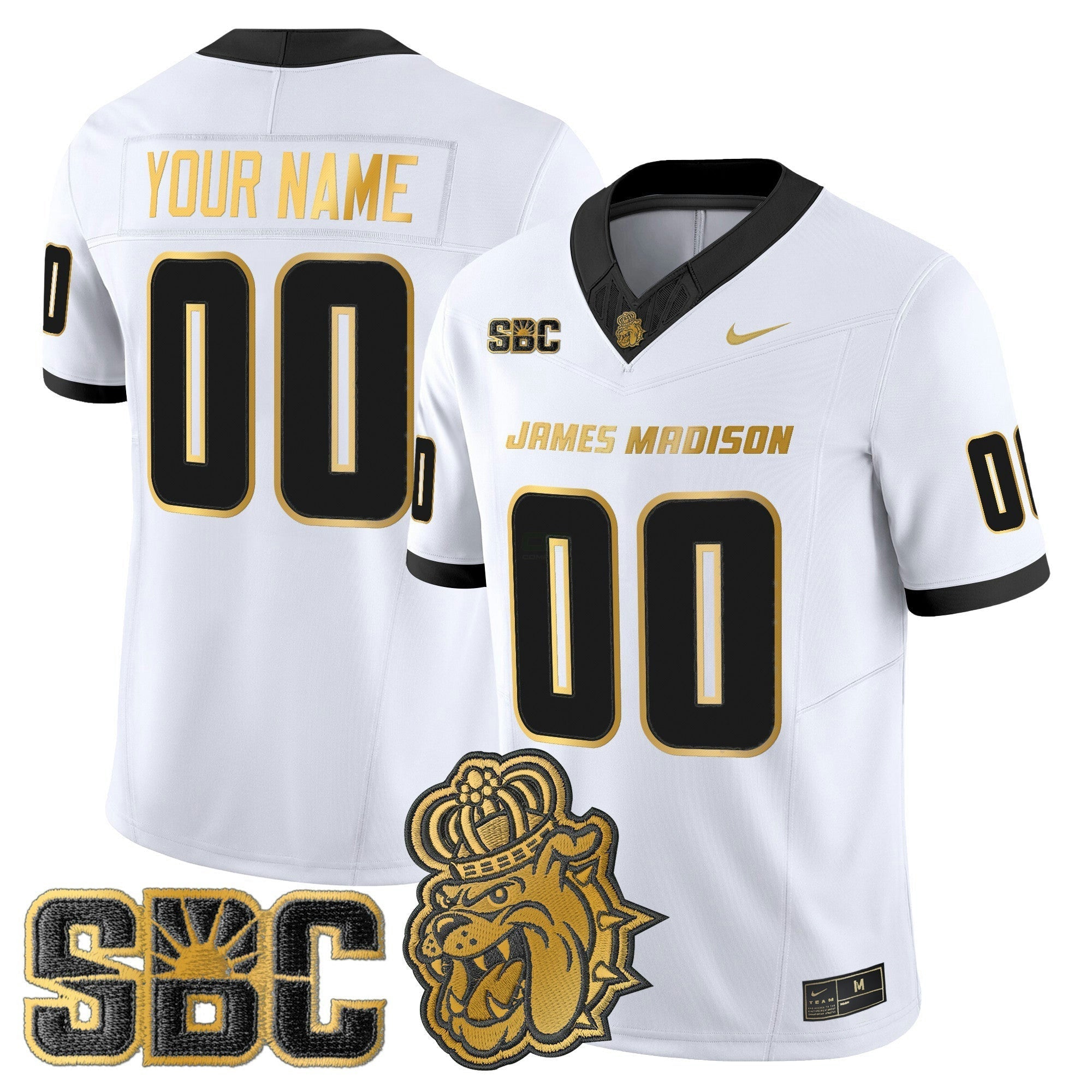 Camisa NCAA 2025 Dourada Vapor Limited Jersey