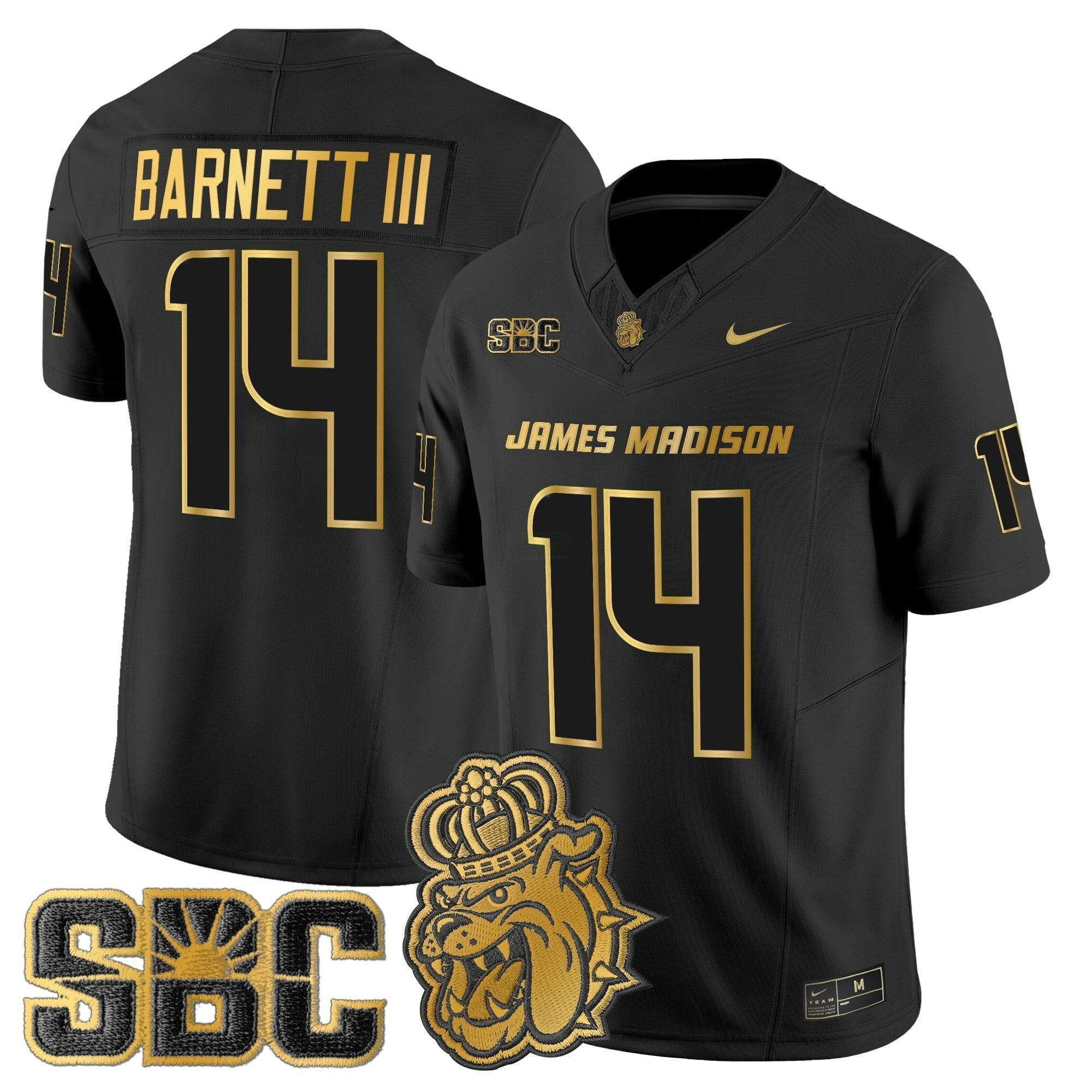 Camisa NCAA 2025 Dourada Vapor Limited Jersey