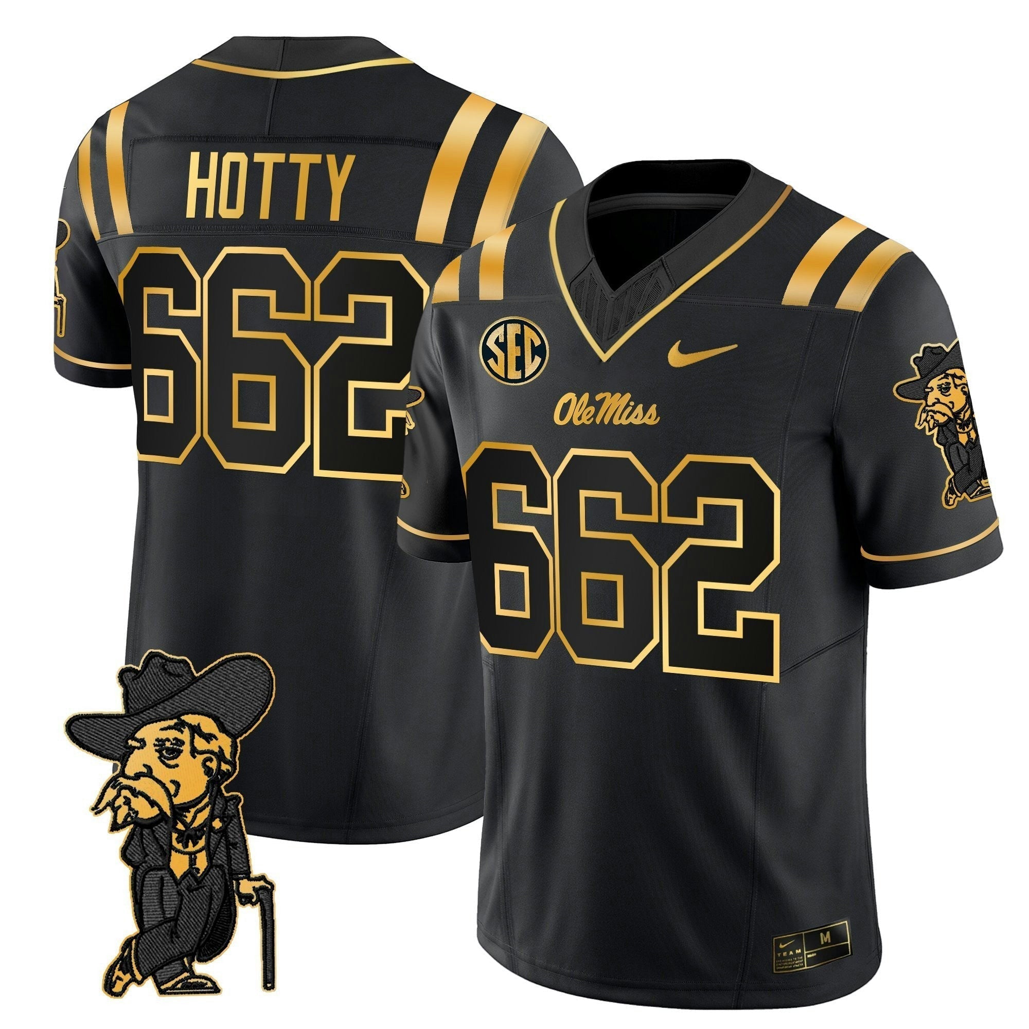 Camisa NCAA 2025 Dourada Vapor Limited Jersey