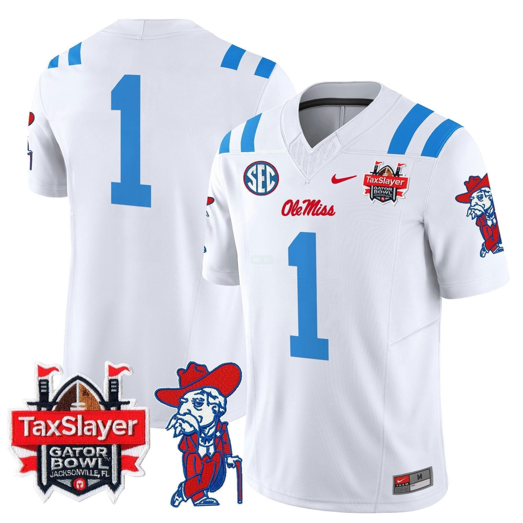 Camisa NCAA 2025 Gator Bowl Patch Vapor Limited Jersey