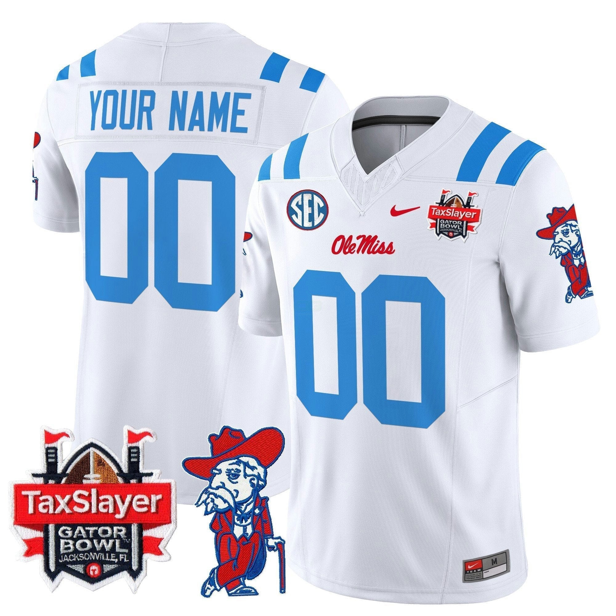 Camisa NCAA 2025 Gator Bowl Patch Vapor Limited Jersey