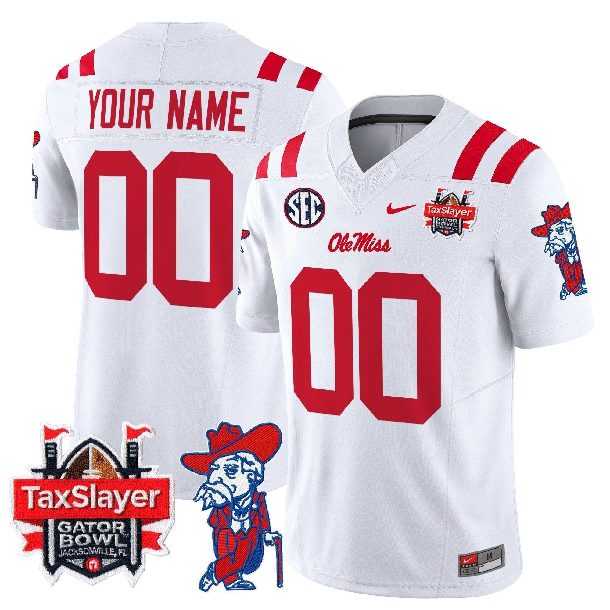 Camisa NCAA 2025 Gator Bowl Patch Vapor Limited Jersey