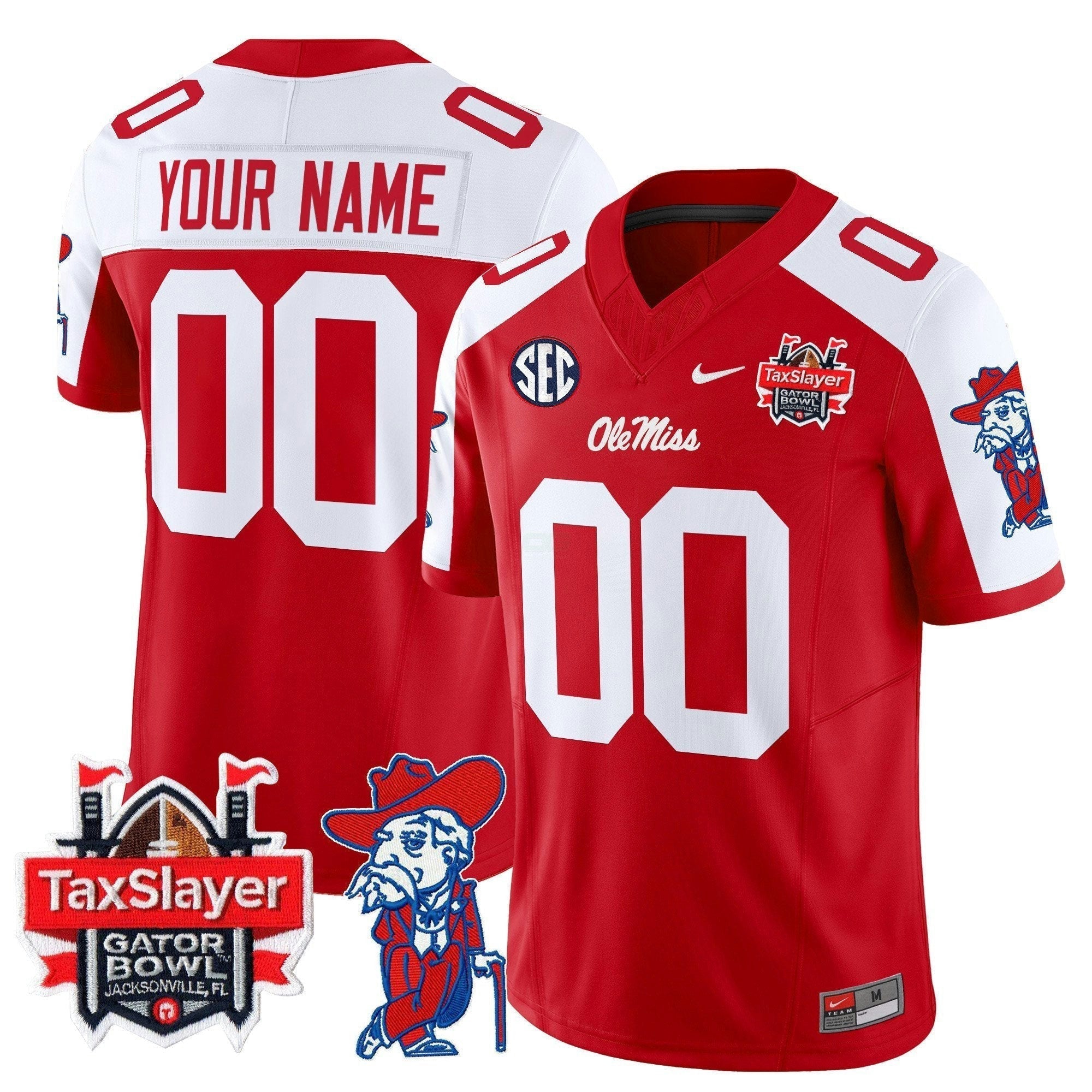 Camisa NCAA 2025 Gator Bowl Patch Vapor Limited Jersey