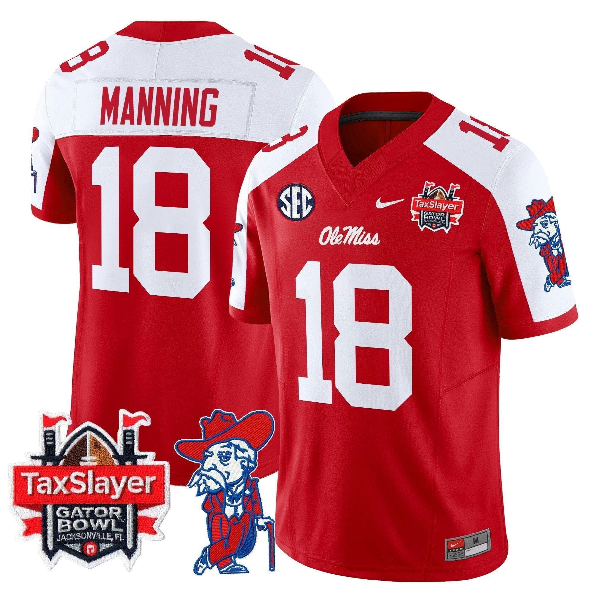 Camisa NCAA 2025 Gator Bowl Patch Vapor Limited Jersey