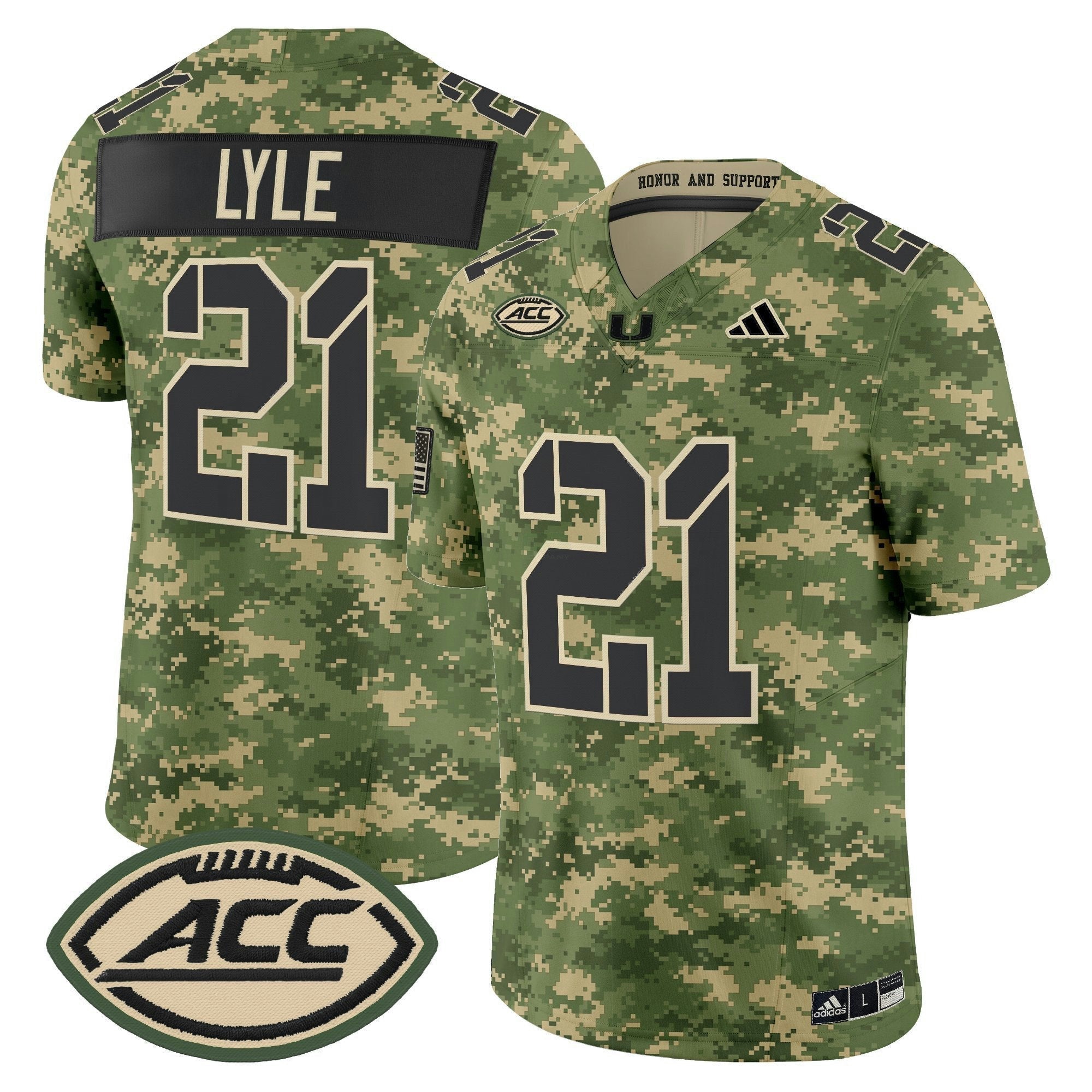 Camisa NCAA 2025 'Honor and Support' Vapor Limited Jersey