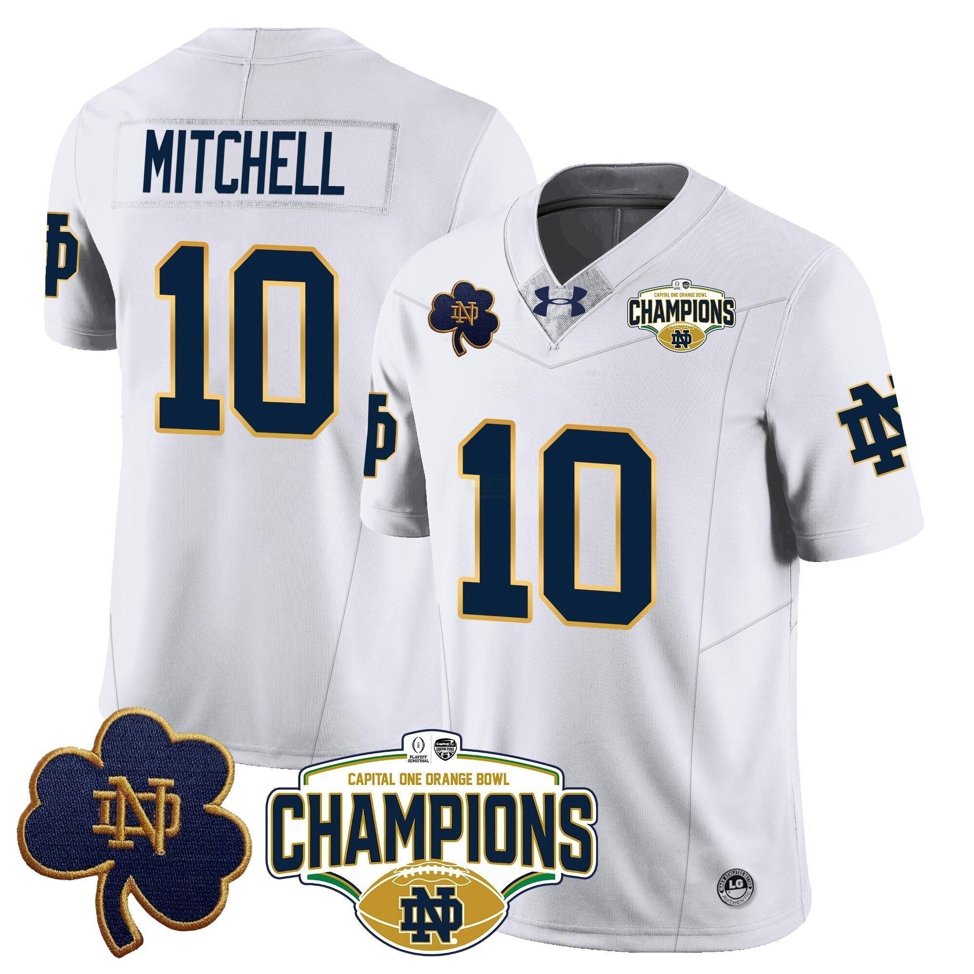 Camisa NCAA 2025 Laranja Bowl Champions Jersey N5