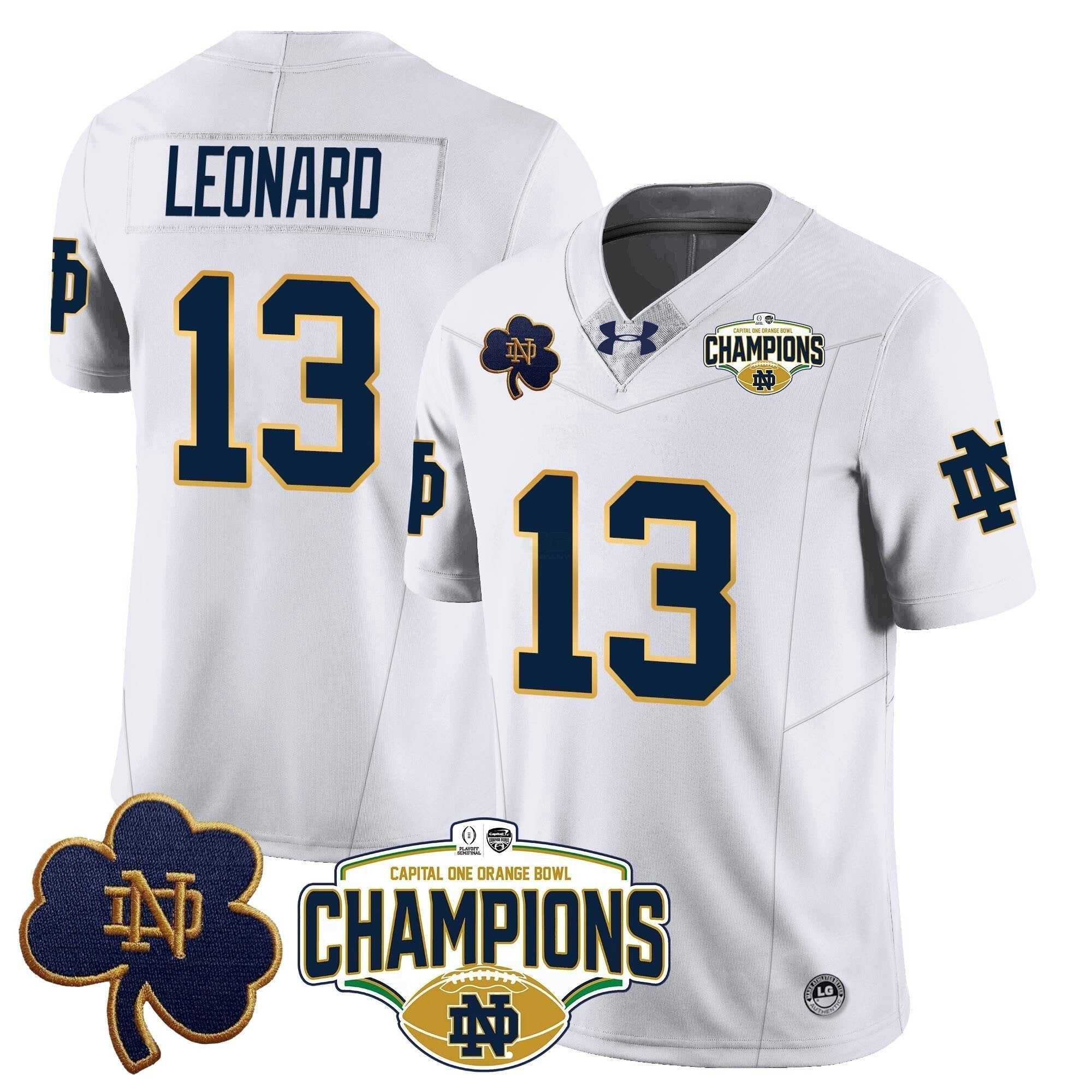 Camisa NCAA 2025 Laranja Bowl Champions Jersey N5