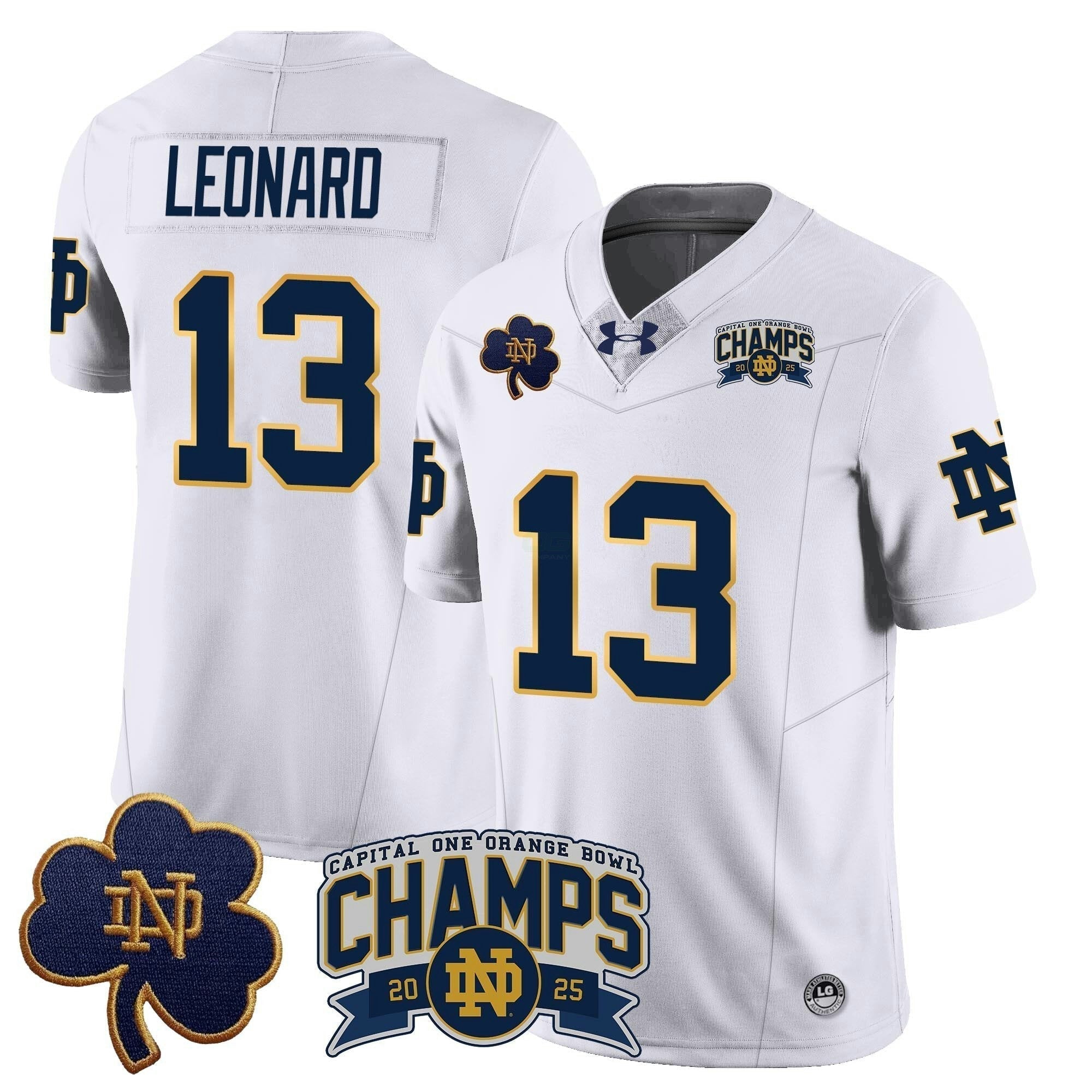 Camisa NCAA 2025 Laranja Bowl Champions Jersey N6