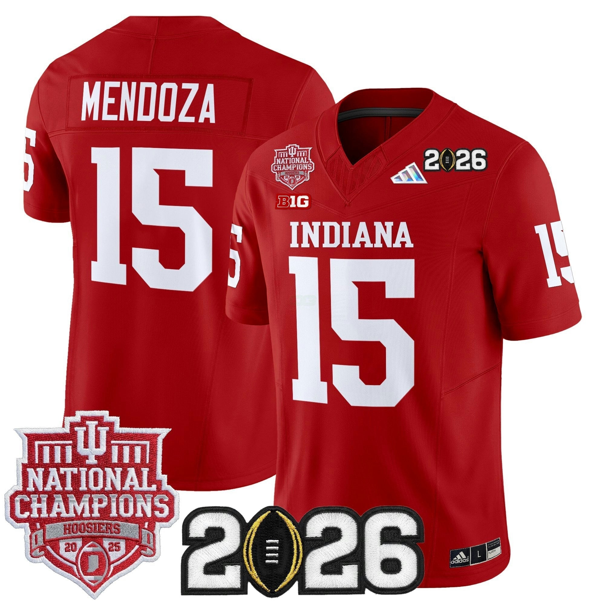 Camisa NCAA 2025 National Champions & 2026 College Football Playoff Final Patch Vapor Limited Jersey
