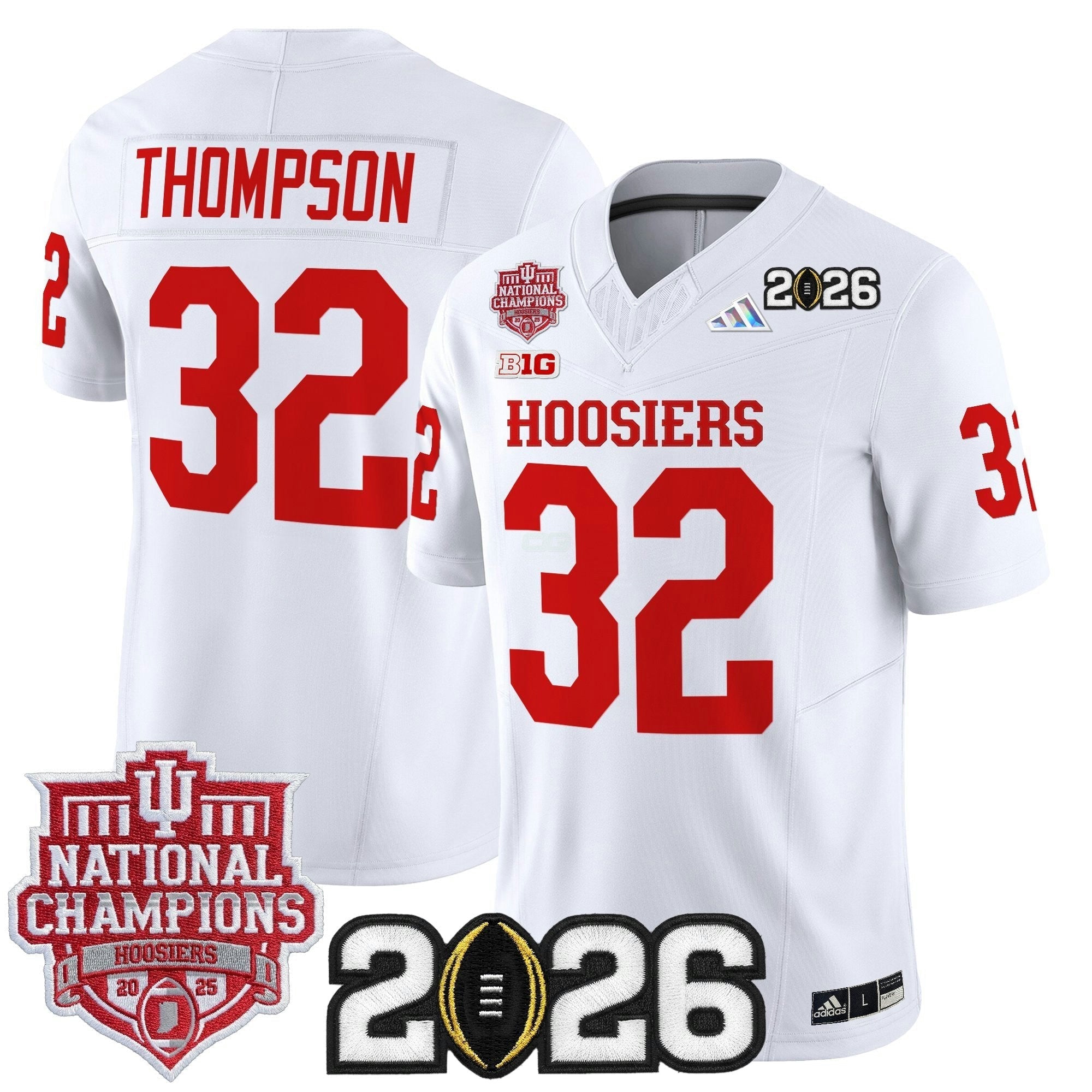 Camisa NCAA 2025 National Champions & 2026 College Football Playoff Final Patch Vapor Limited Jersey