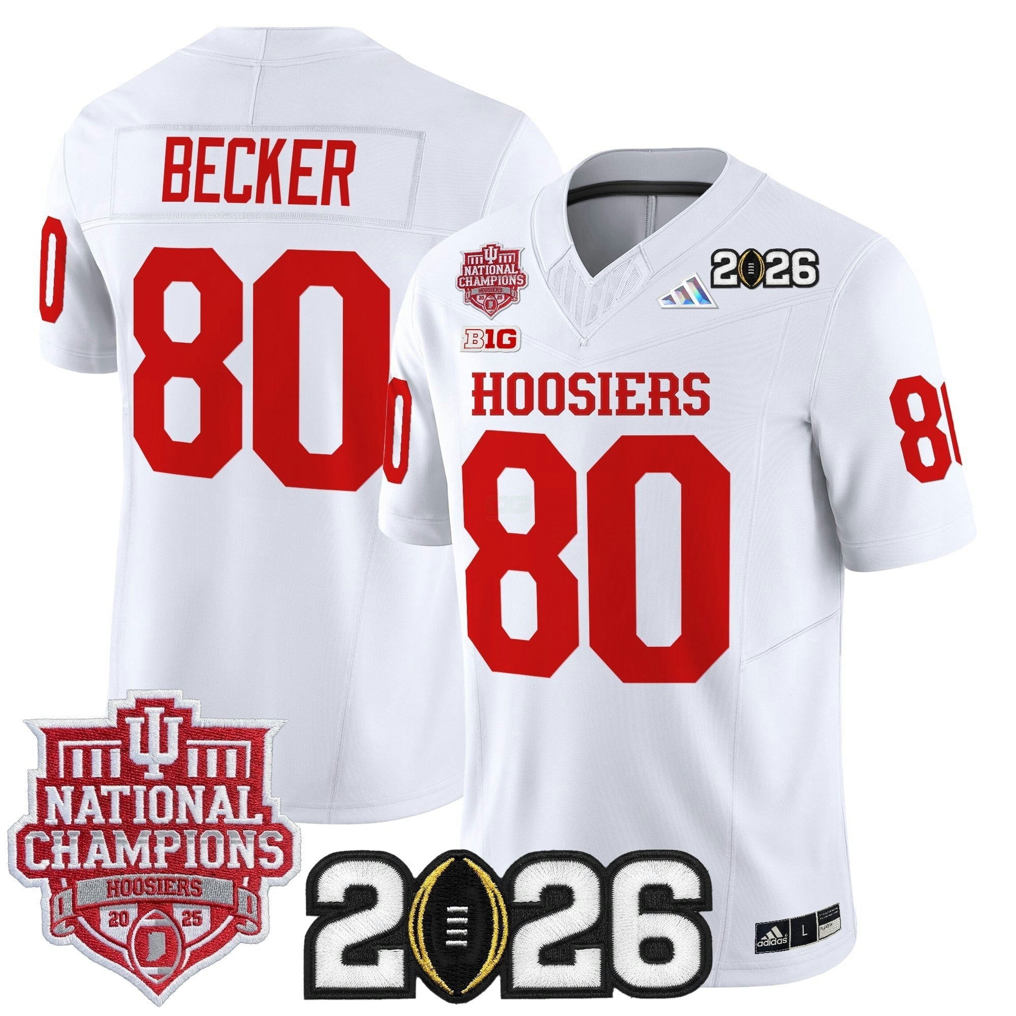 Camisa NCAA 2025 National Champions & 2026 College Football Playoff Final Patch Vapor Limited Jersey