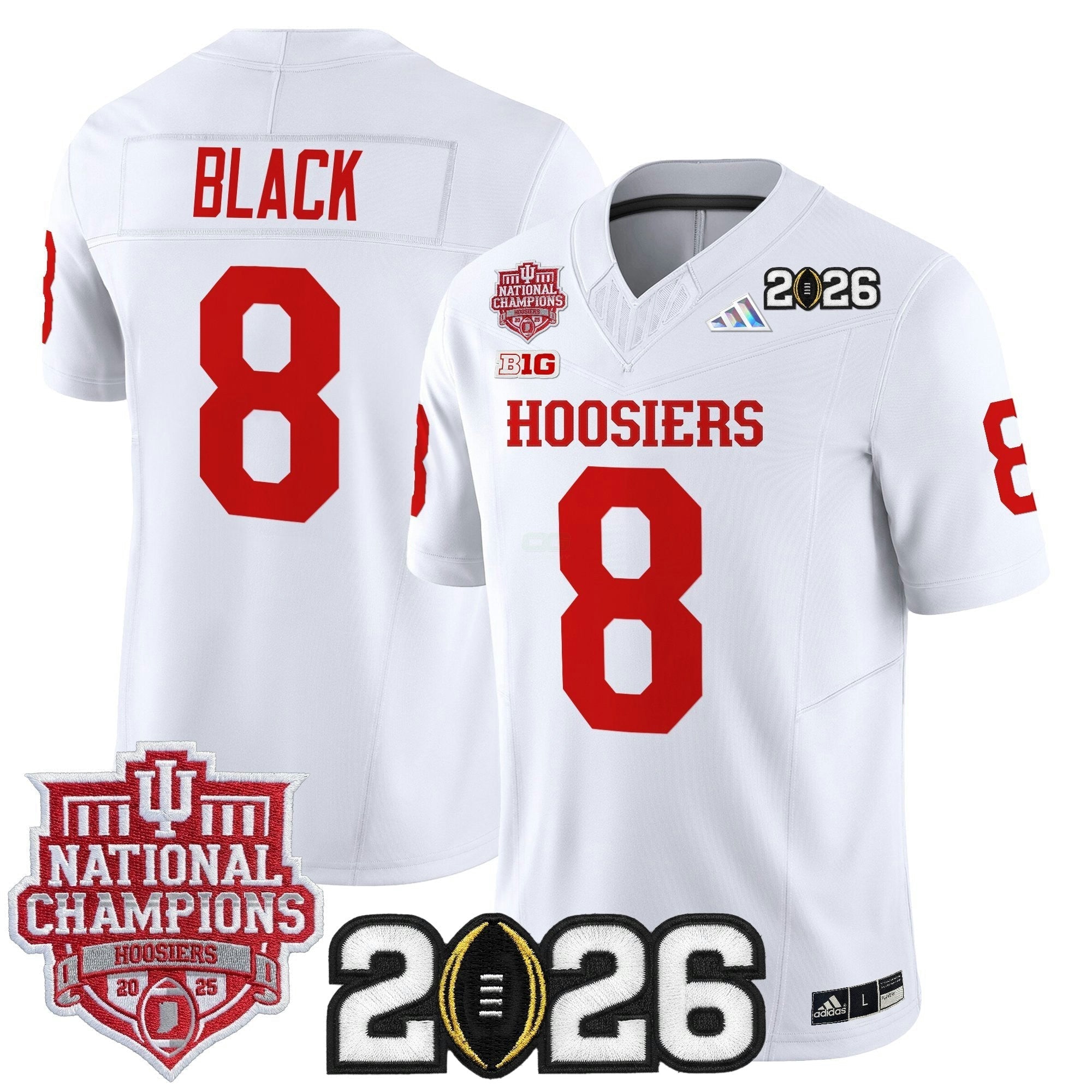 Camisa NCAA 2025 National Champions & 2026 College Football Playoff Final Patch Vapor Limited Jersey