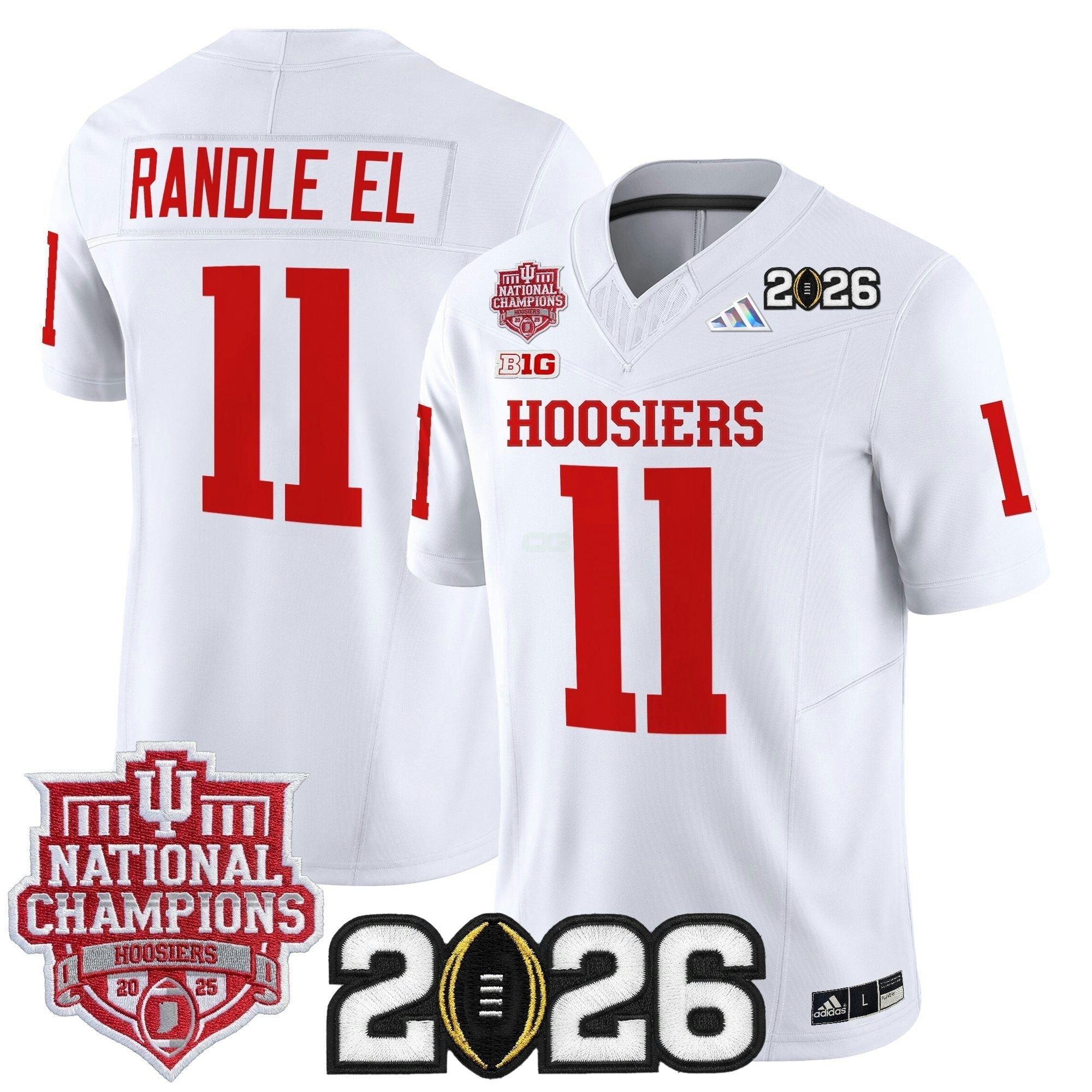 Camisa NCAA 2025 National Champions & 2026 College Football Playoff Final Patch Vapor Limited Jersey