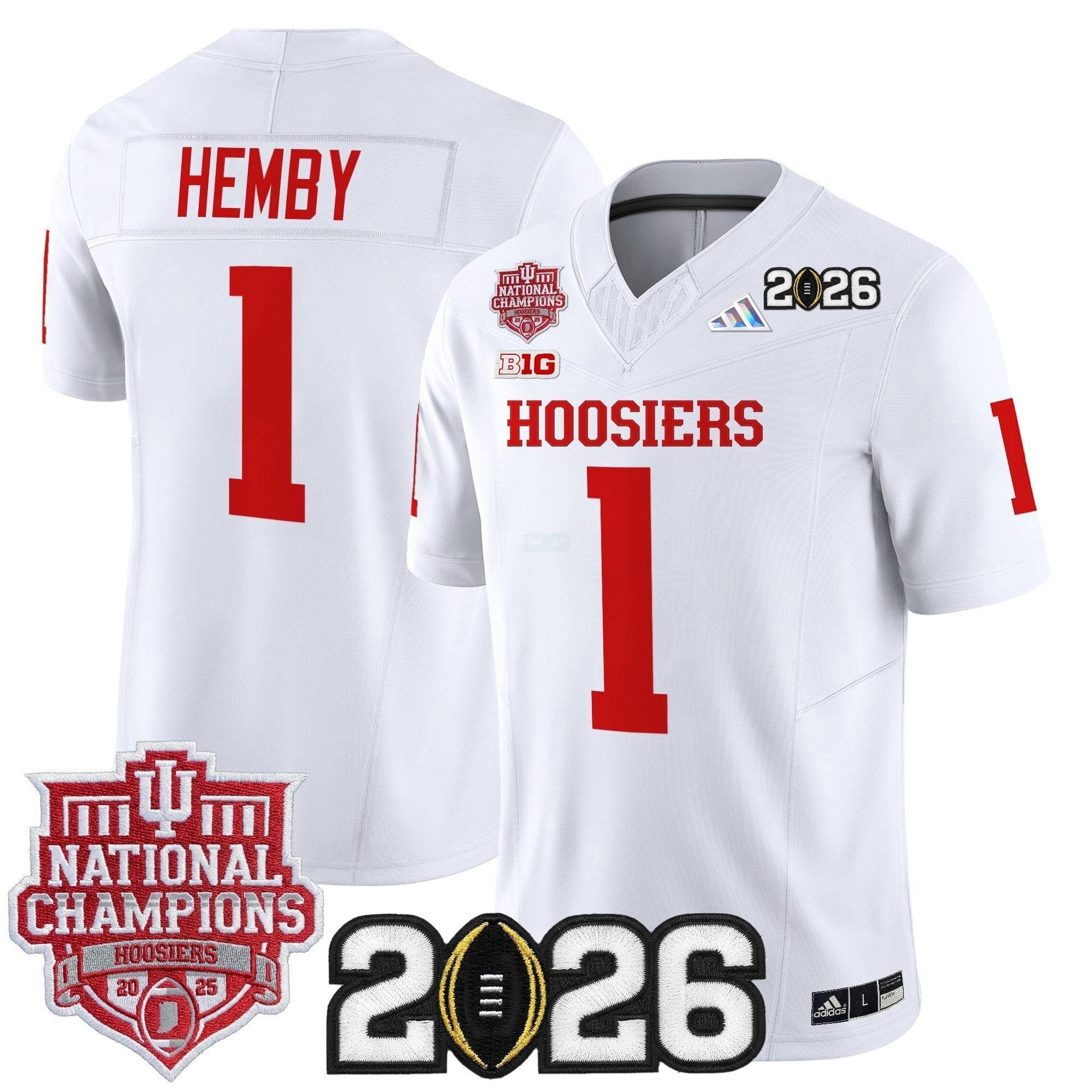 Camisa NCAA 2025 National Champions & 2026 College Football Playoff Final Patch Vapor Limited Jersey