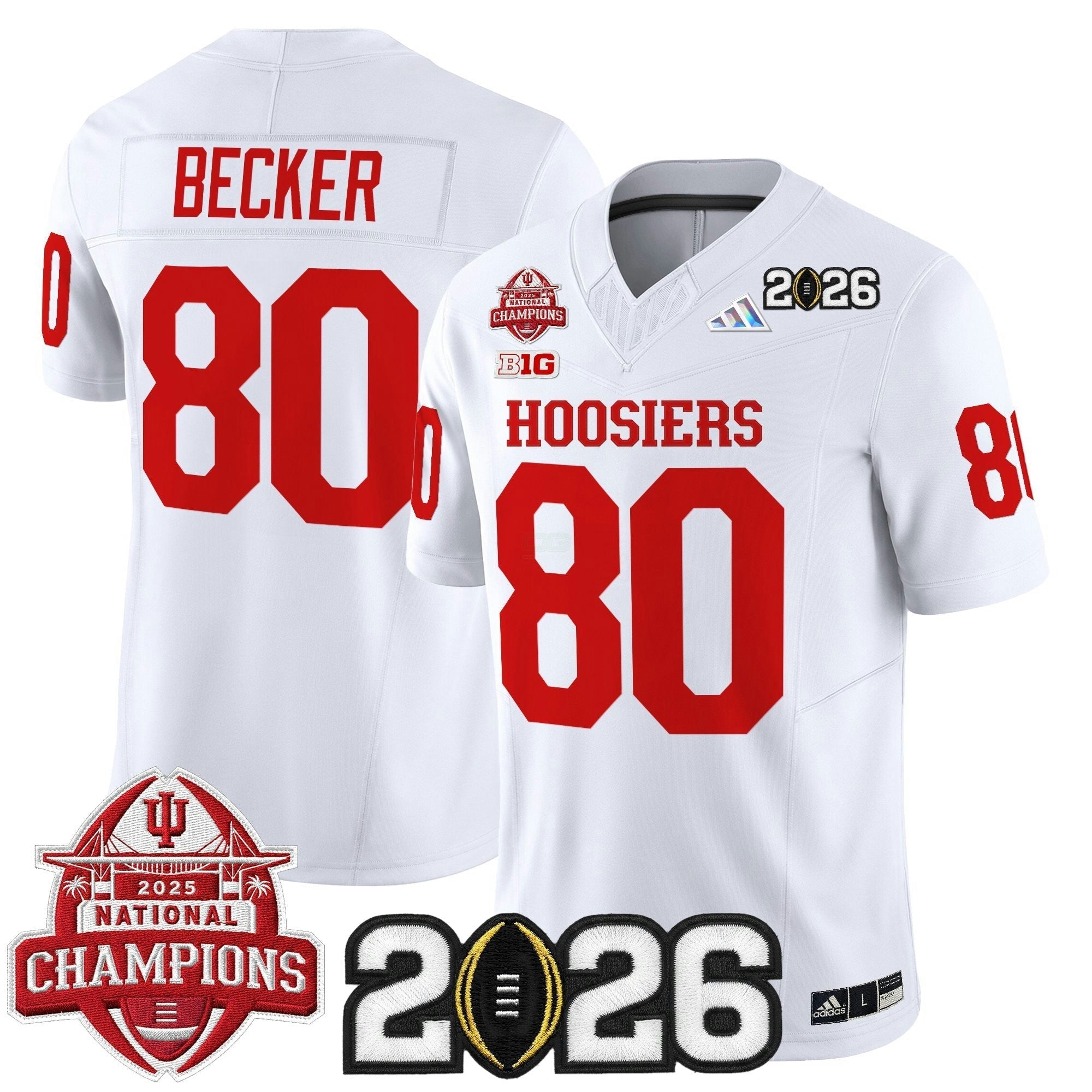 Camisa NCAA 2025 National Champions & 2026 College Football Playoff Final Patch Vapor Limited Jersey V2