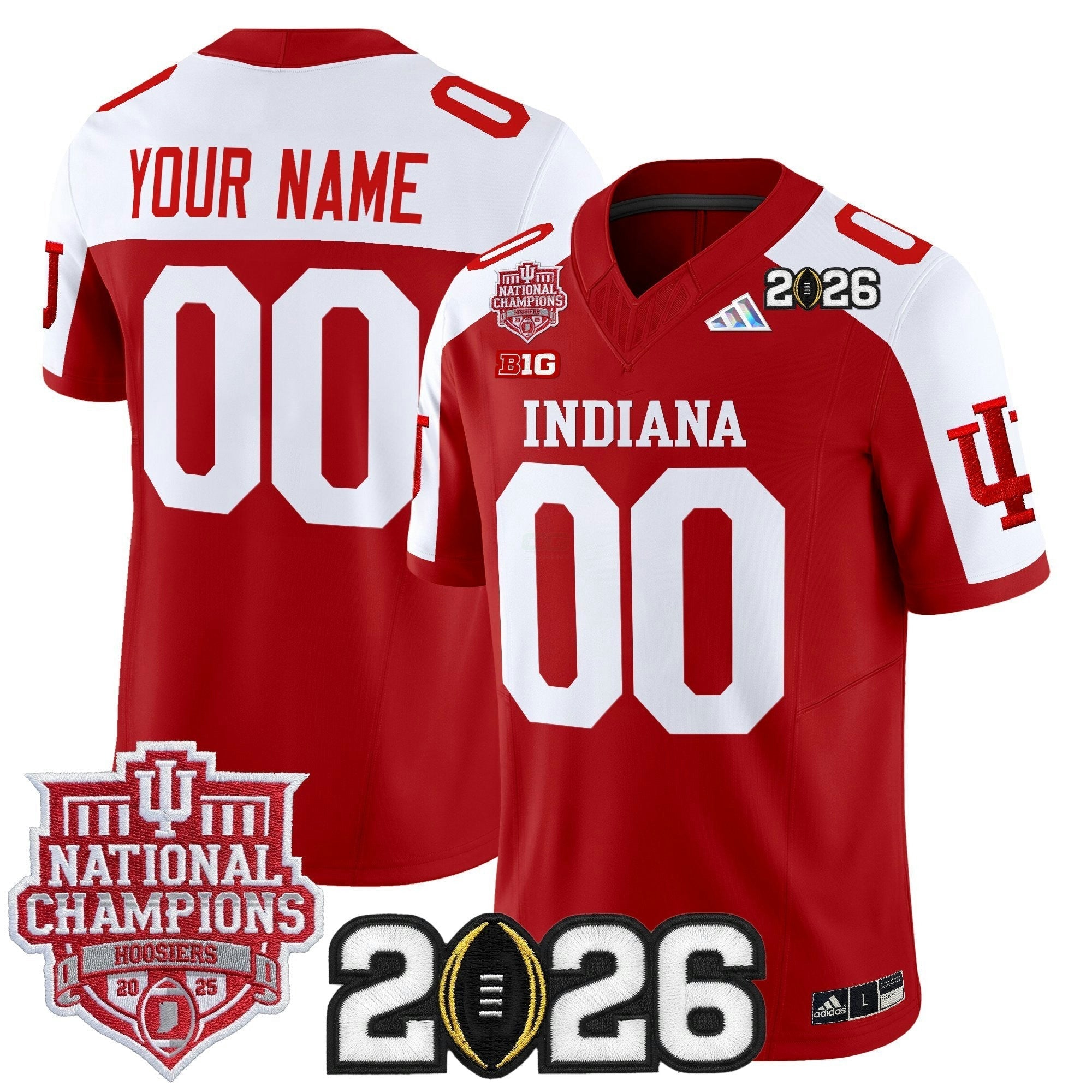 Camisa NCAA 2025 National Champions & 2026 College Football Playoff Final Patch Vapor Limited Jersey