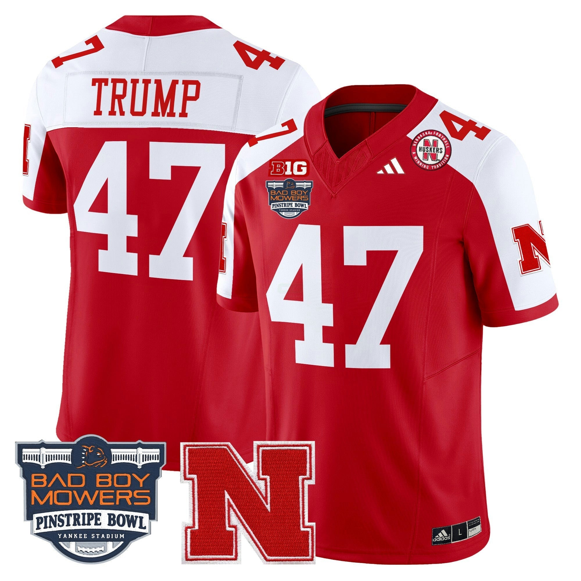 Camisa NCAA 2025 Pinstripe Bowl Patch Vapor Limited Jersey