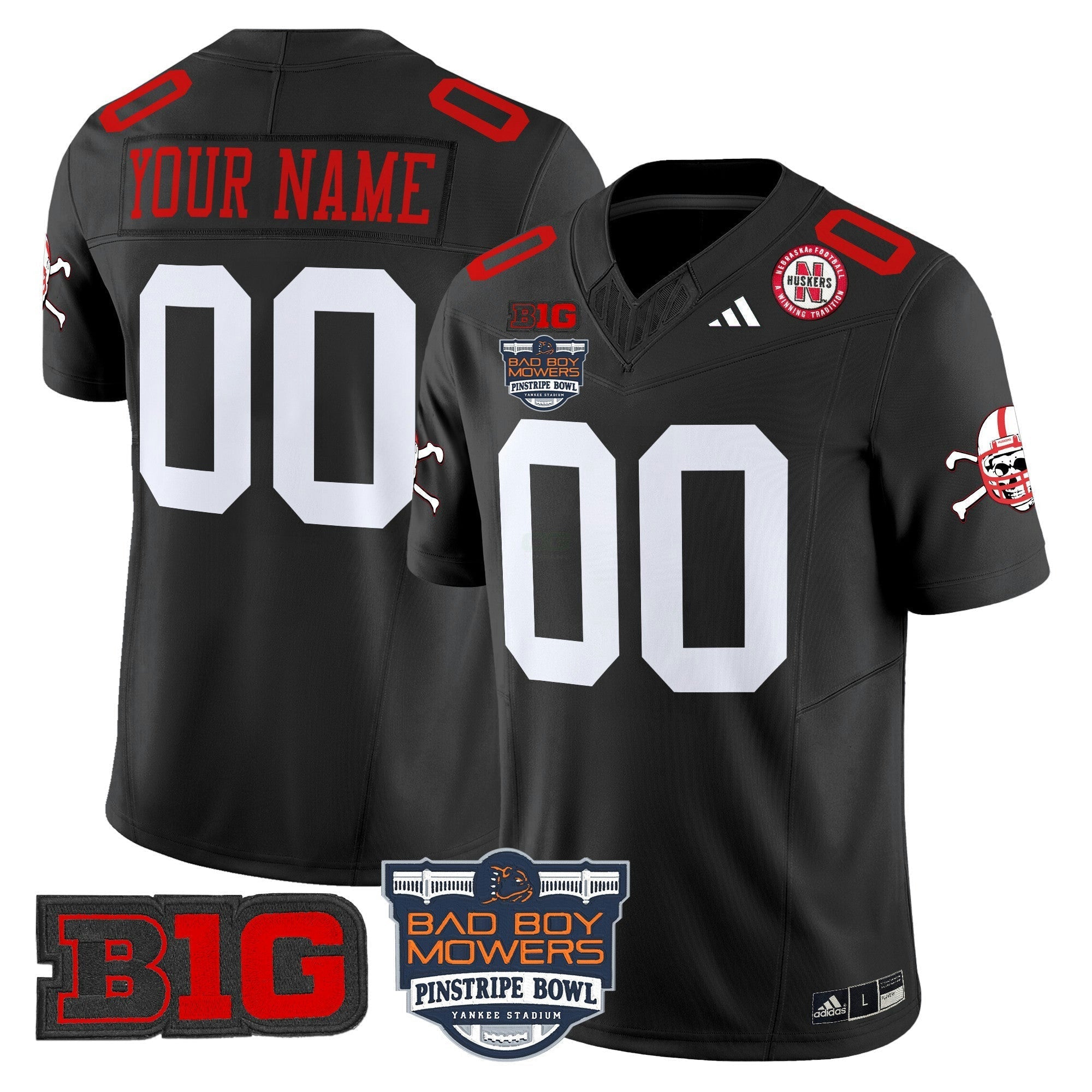 Camisa NCAA 2025 Pinstripe Bowl Patch Vapor Limited Jersey