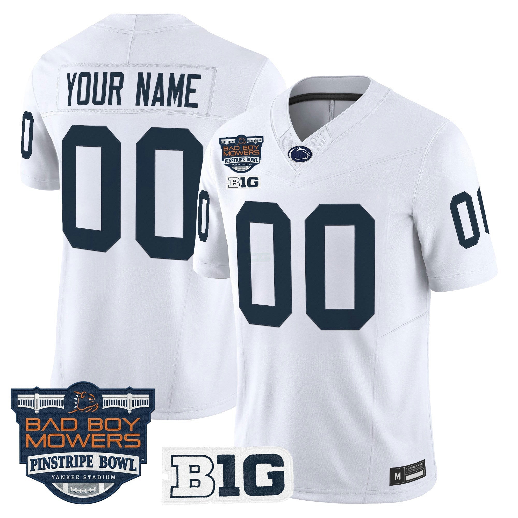 Camisa NCAA 2025 Pinstripe Bowl Vapor Limited Jersey V2