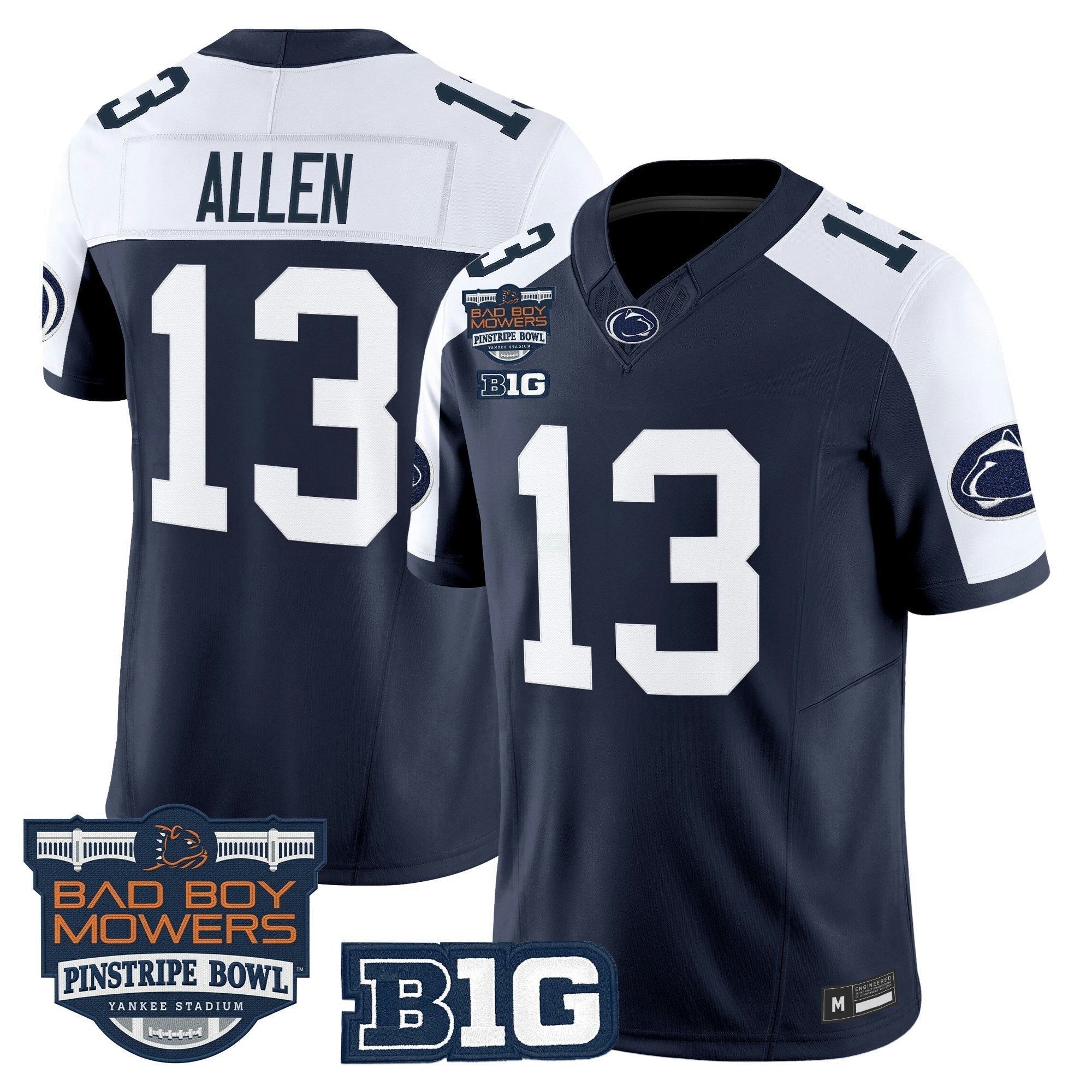 Camisa NCAA 2025 Pinstripe Bowl Vapor Limited Jersey V2