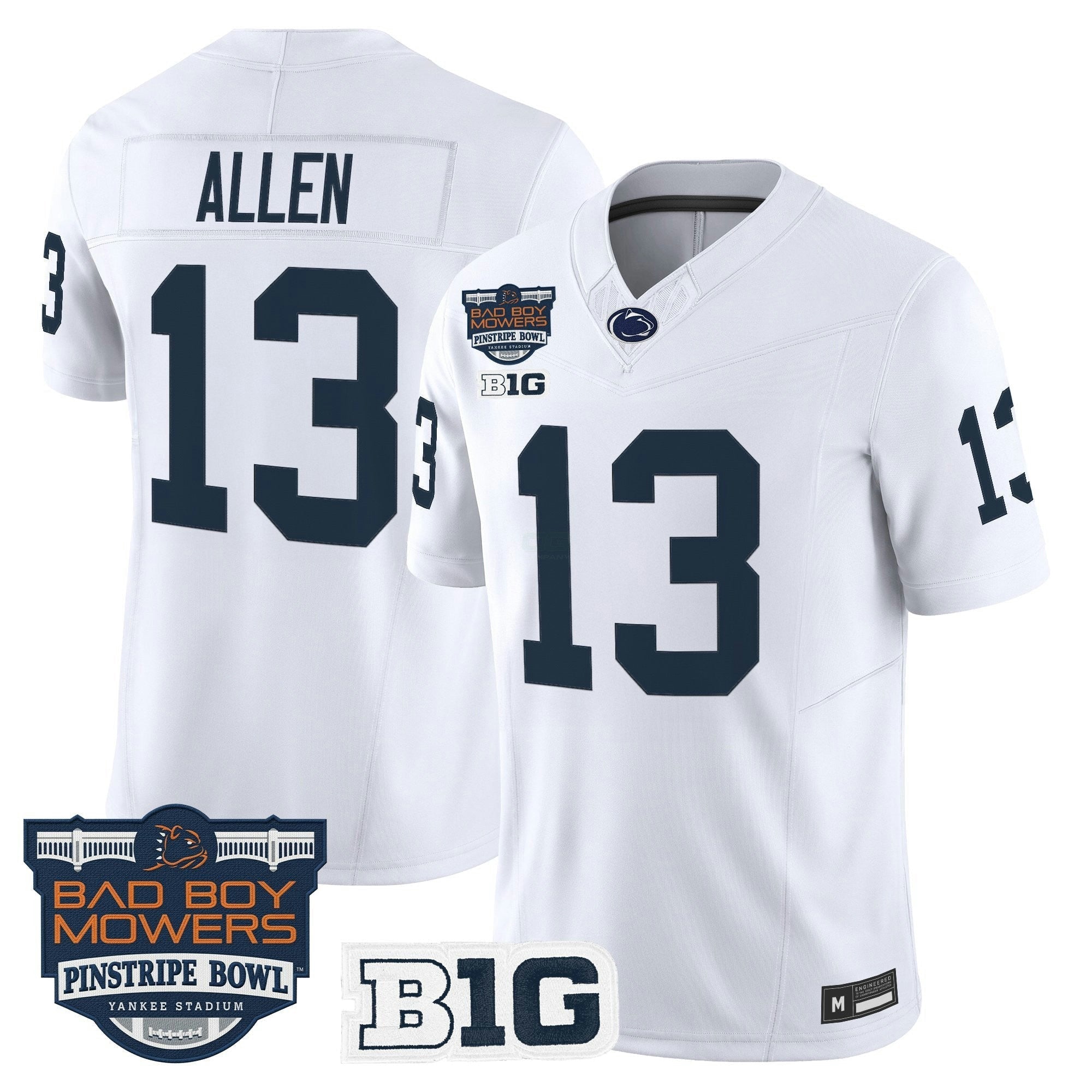 Camisa NCAA 2025 Pinstripe Bowl Vapor Limited Jersey V2