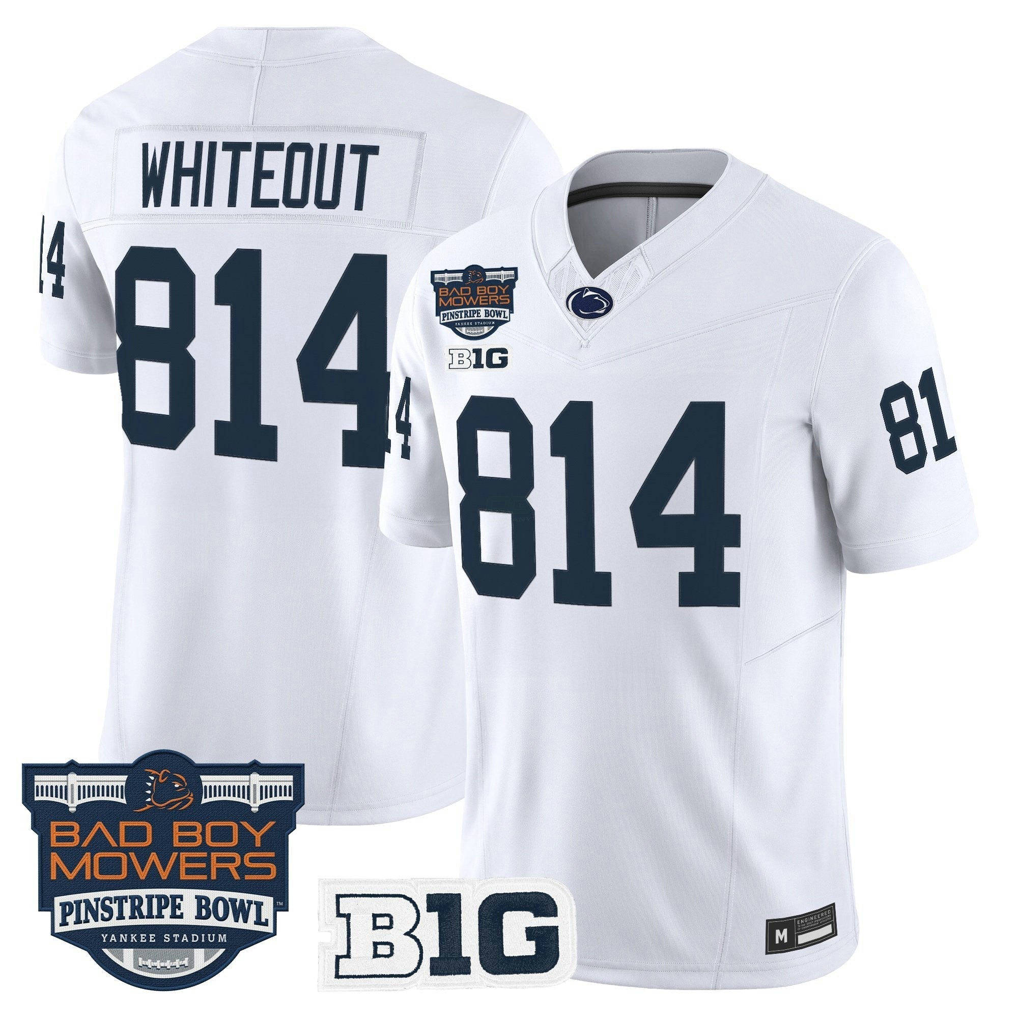 Camisa NCAA 2025 Pinstripe Bowl Vapor Limited Jersey V2