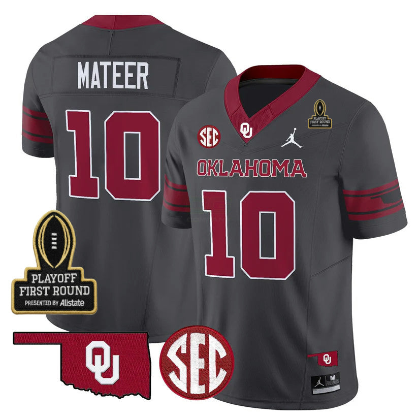 Camisa NCAA 2025 Playoff First Round Patch Jersey