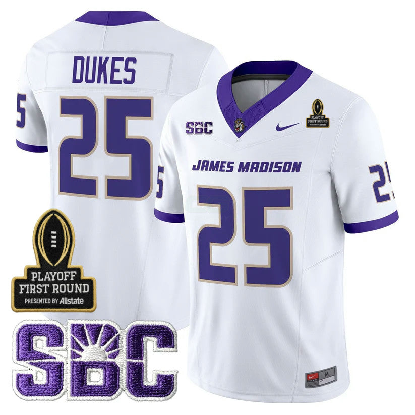 Camisa NCAA 2025 Playoff First Round Patch Jersey