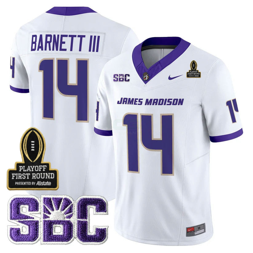Camisa NCAA 2025 Playoff First Round Patch Jersey