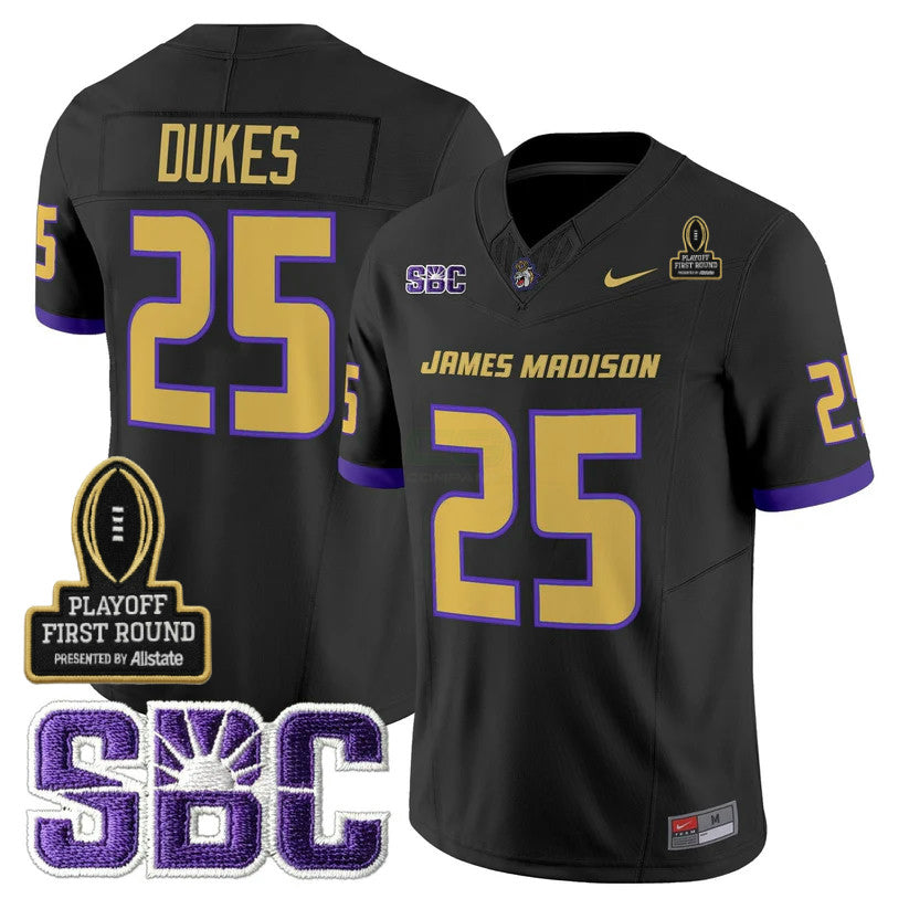 Camisa NCAA 2025 Playoff First Round Patch Jersey