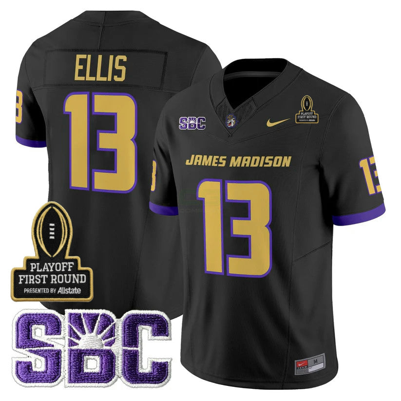 Camisa NCAA 2025 Playoff First Round Patch Jersey