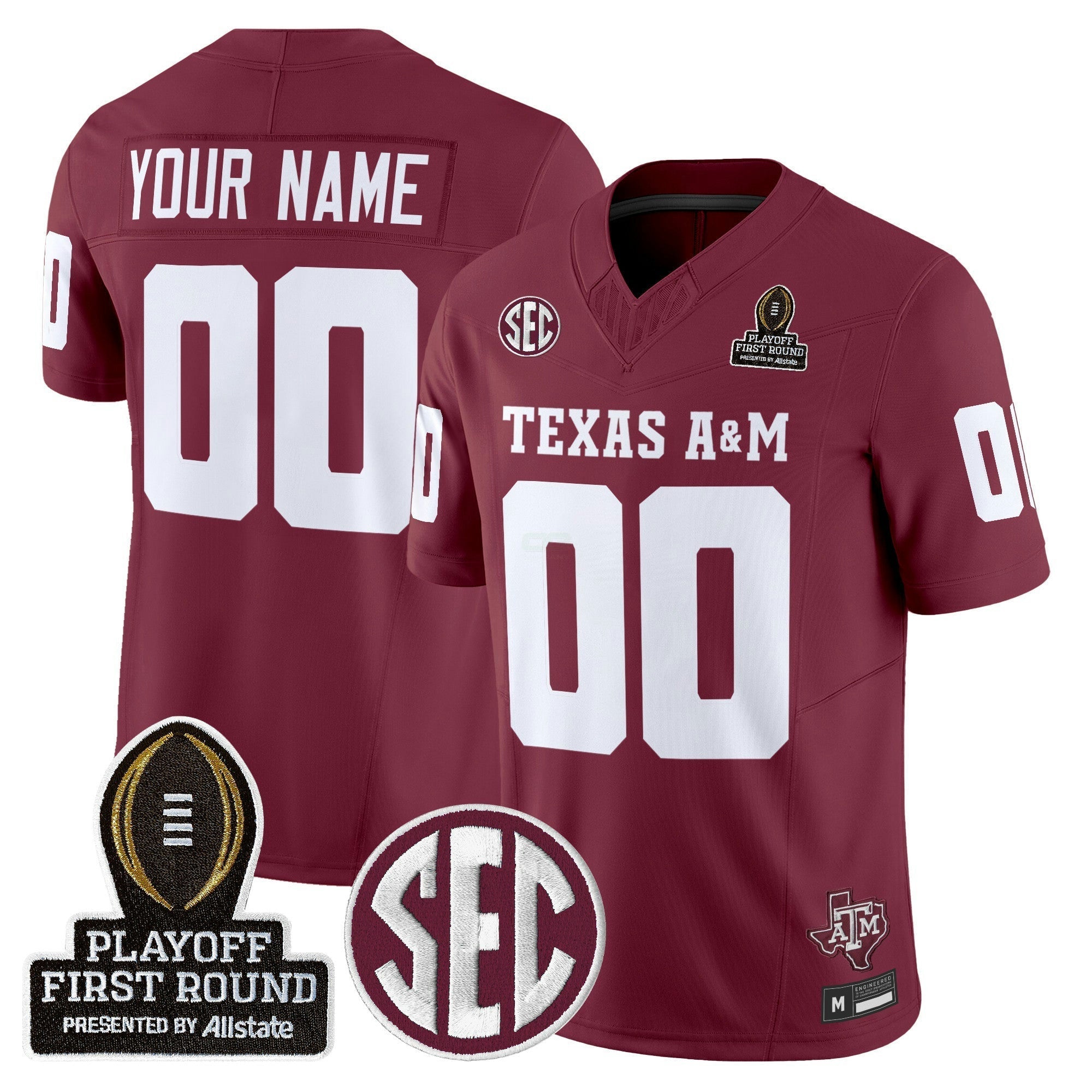 Camisa NCAA 2025 Playoff First Round Vapor Limited Jersey