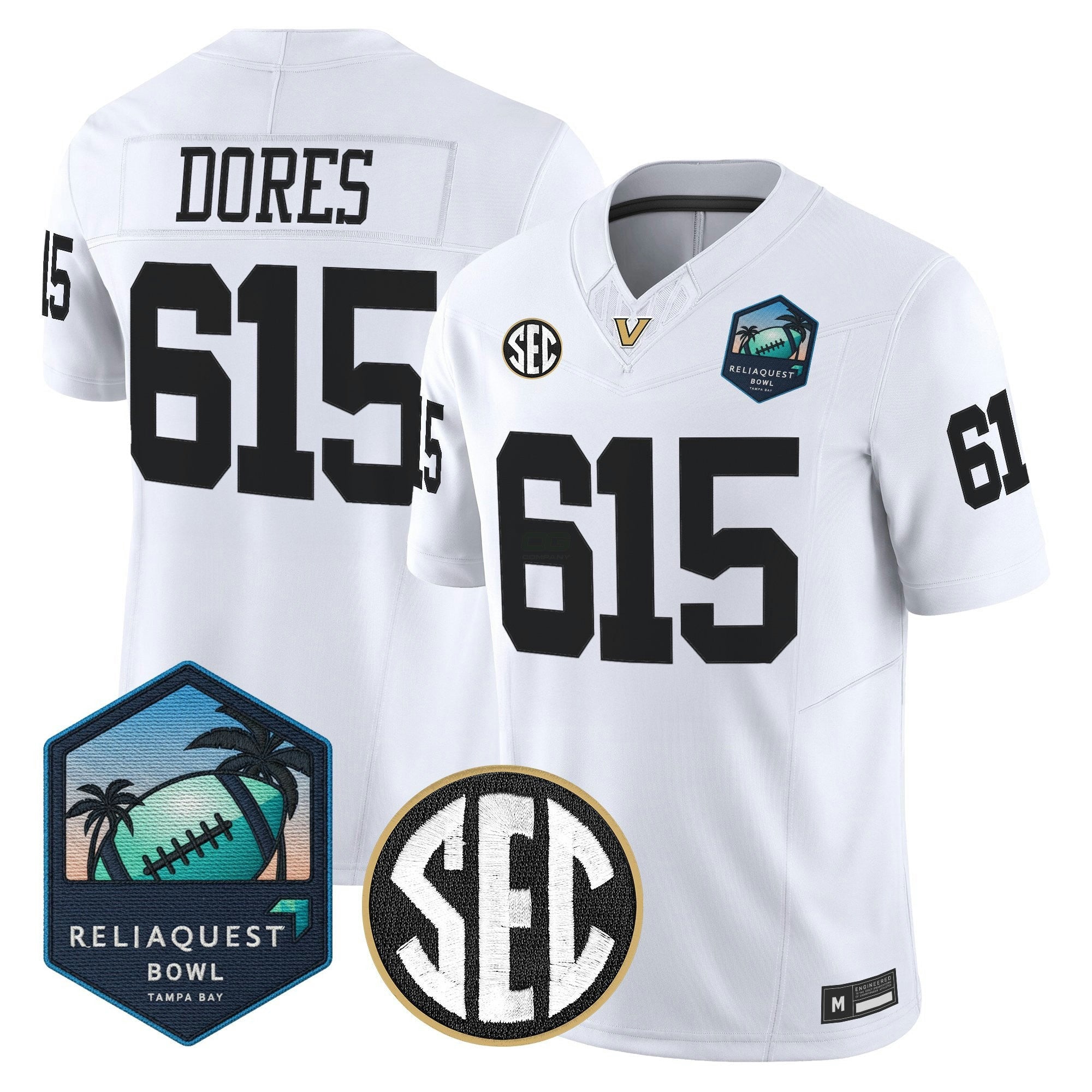 Camisa NCAA 2025 ReliaQuest Bowl Vapor Limited Jersey