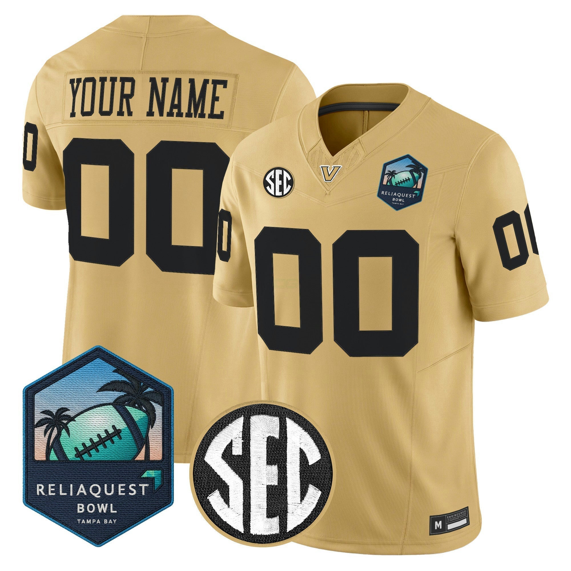 Camisa NCAA 2025 ReliaQuest Bowl Vapor Limited Jersey