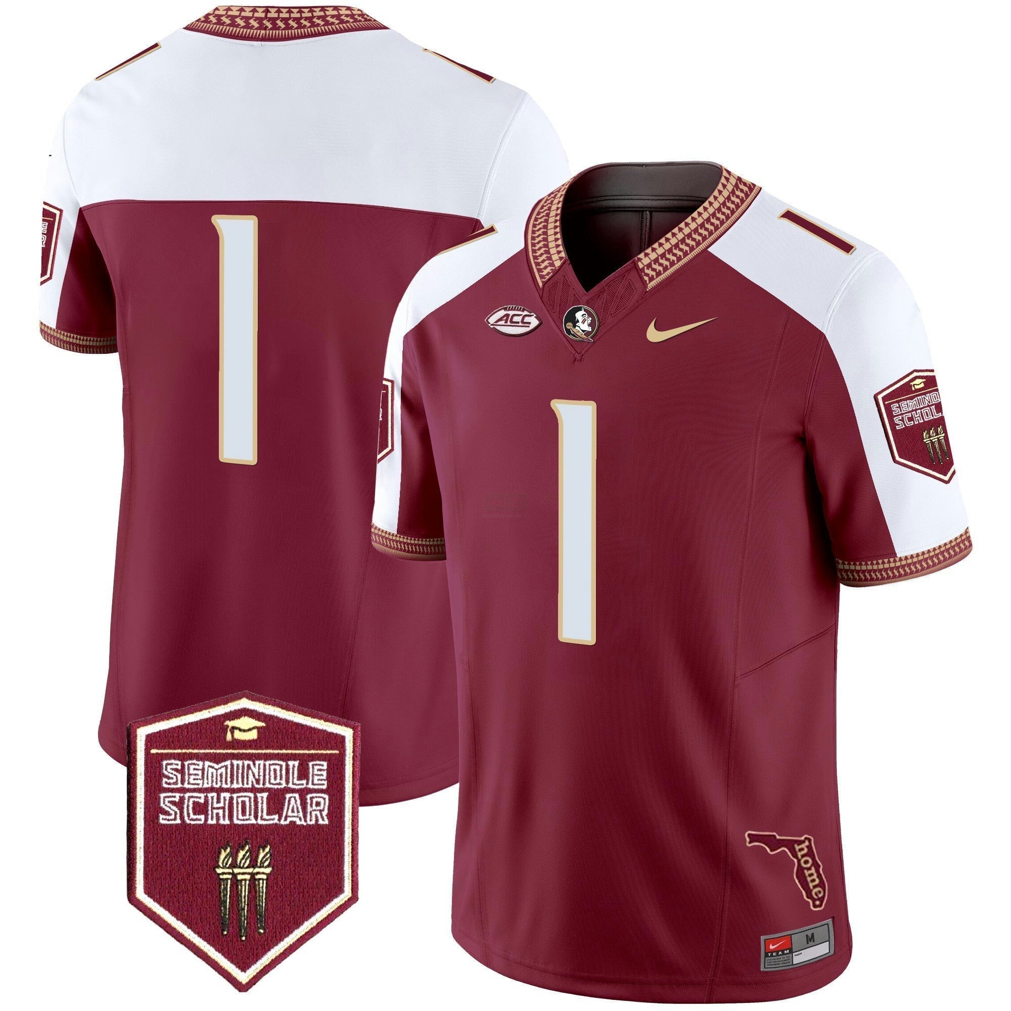 Camisa NCAA 2025 Seminole Scholar Patch Vapor Limited Jersey