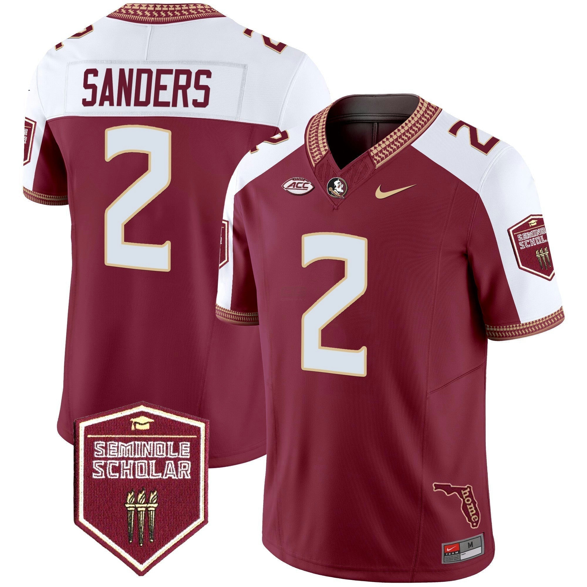 Camisa NCAA 2025 Seminole Scholar Patch Vapor Limited Jersey