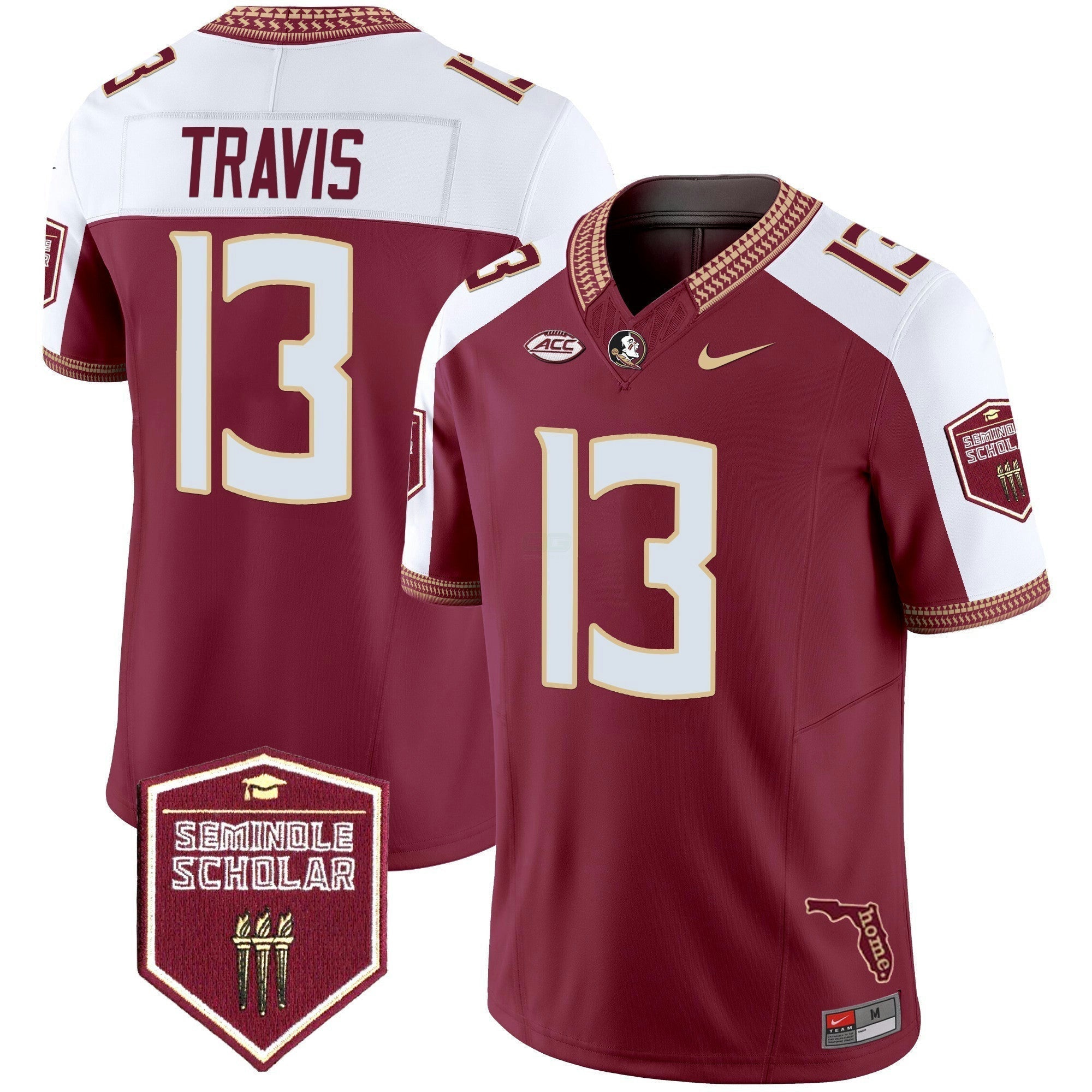 Camisa NCAA 2025 Seminole Scholar Patch Vapor Limited Jersey